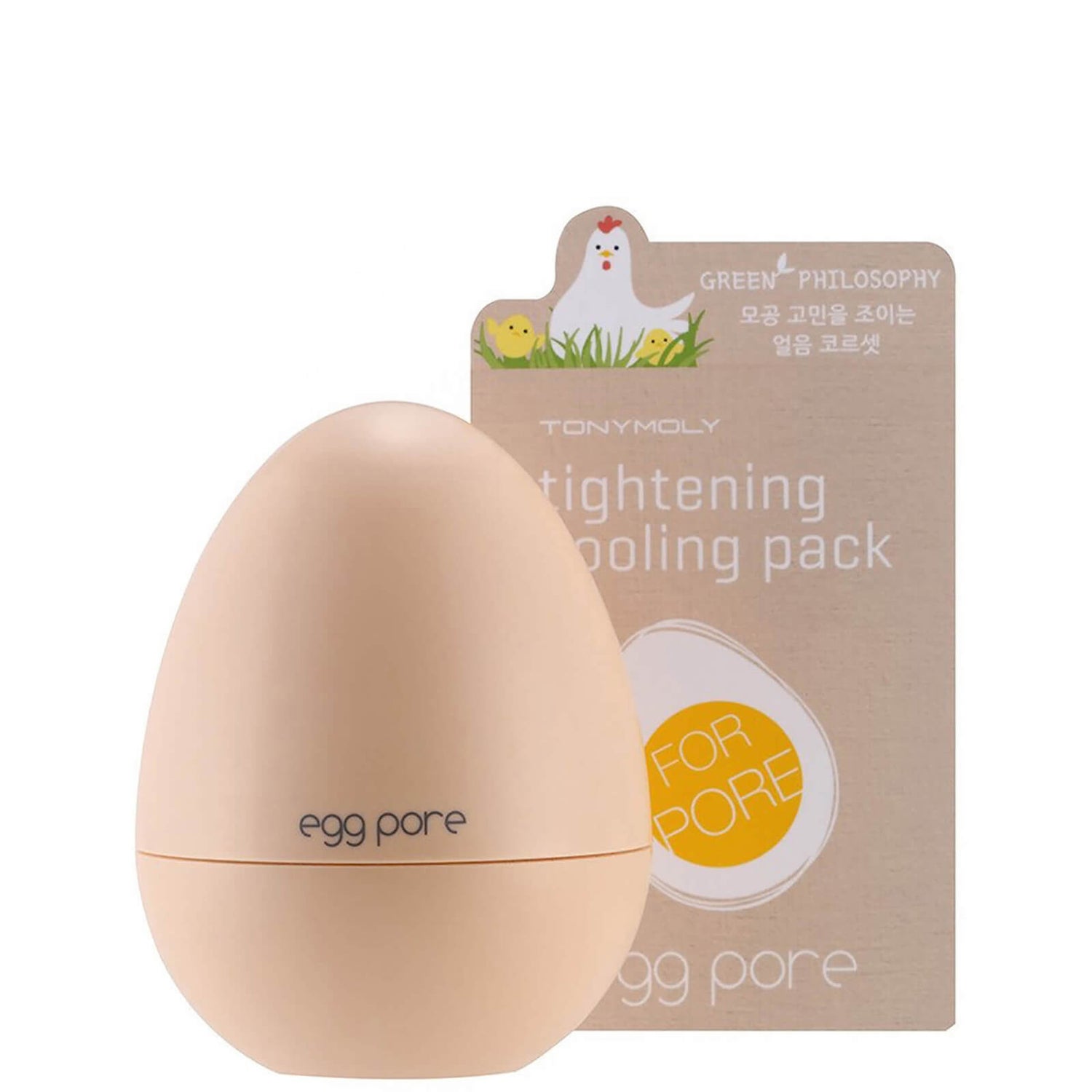 Pack rafraîchissant resserrant Egg Pore TONYMOLY 30 g
