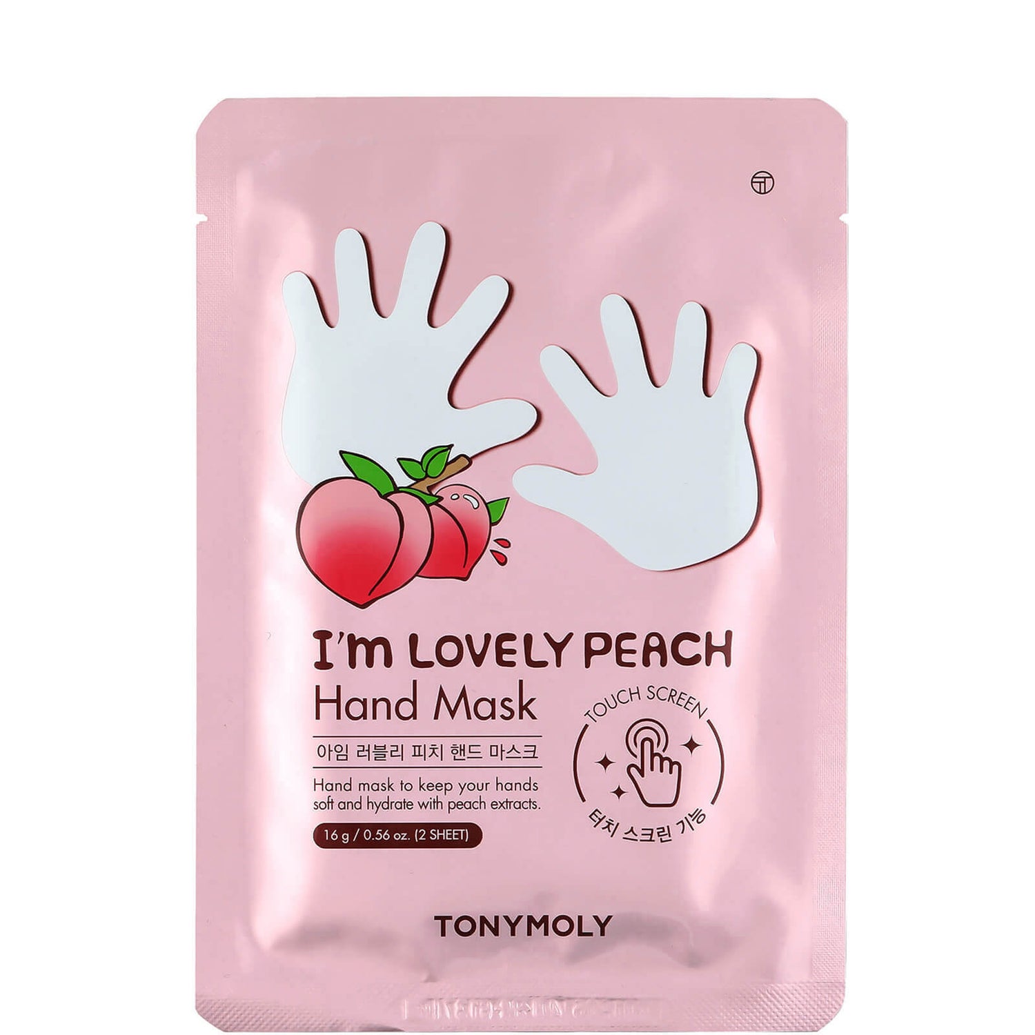 TONYMOLY Lovely Peach maschera mani alla pesca 16g
