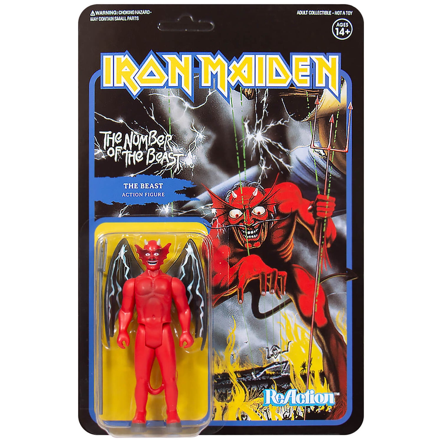 Super7 Iron Maiden Figurine articulée - Le numéro de la bête