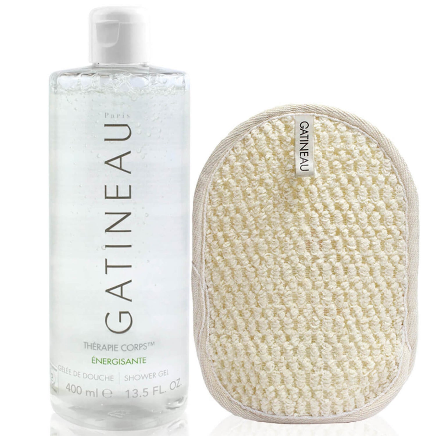 Gatineau Therapie Corps Energisante Shower Gelee with Body Buffing Mitt