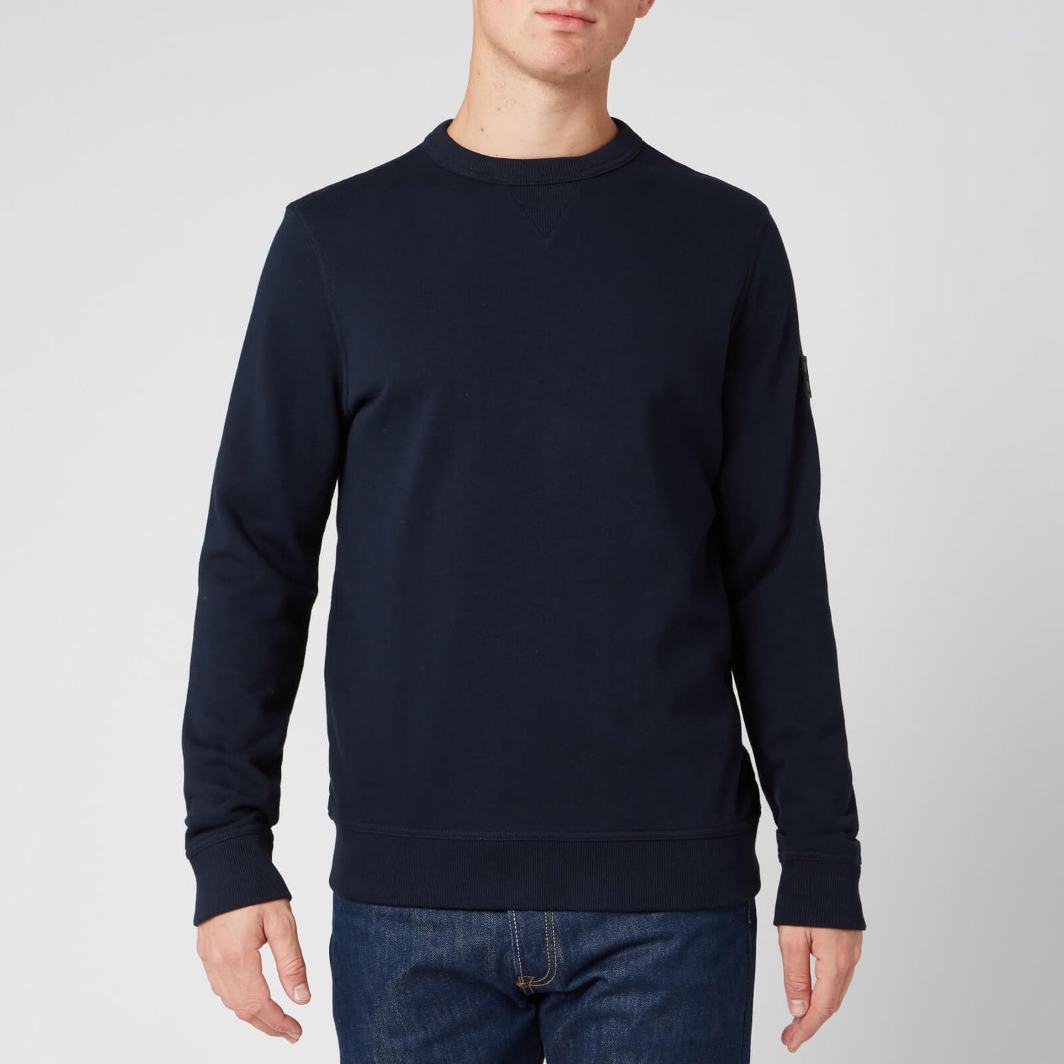 BOSS Orange Men s Walkup 1 Relaxed Fit Sweatshirt Dark Blue
