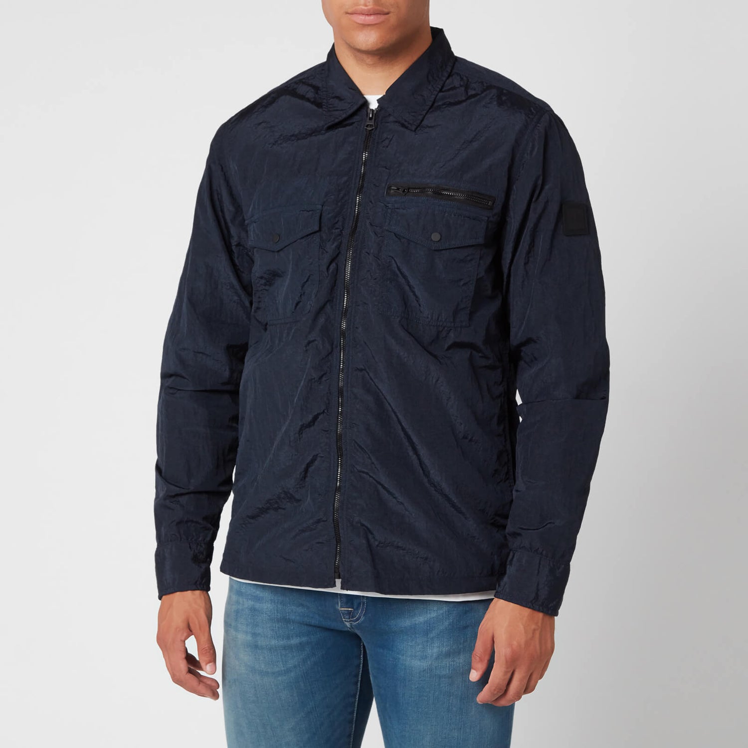 Boss lovel full zip overshirt cheap