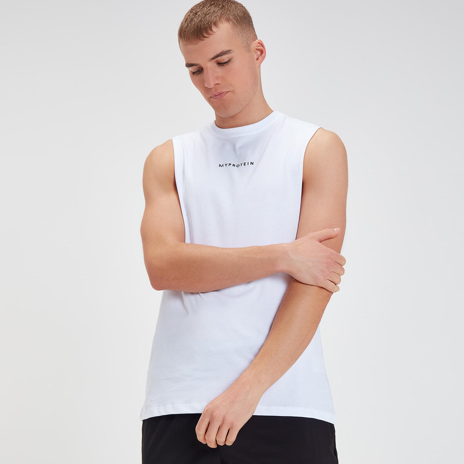 Original Contemporary Drop Armhole Tank - Weiß