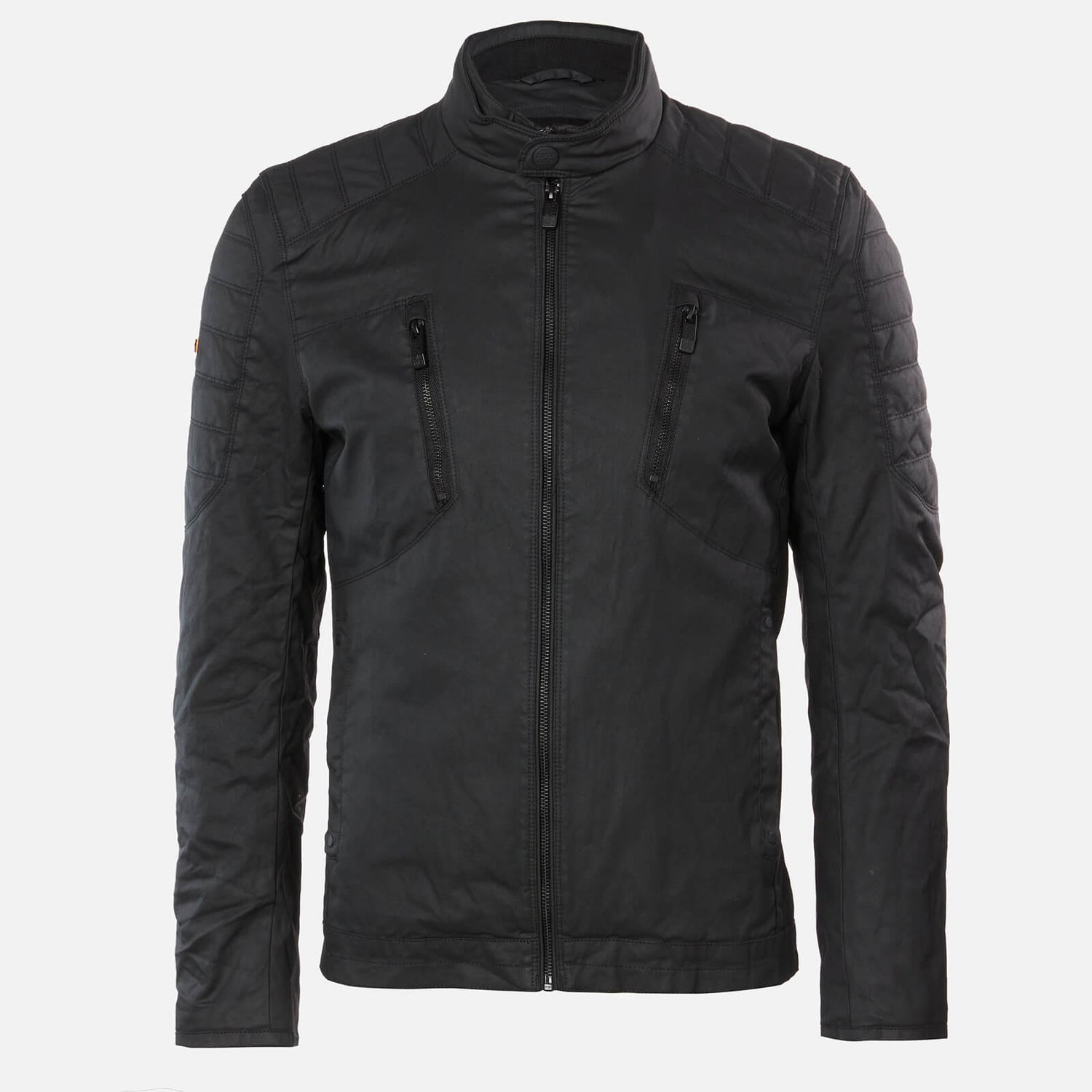 Superdry Men s Carbon Biker Jacket Black TheHut