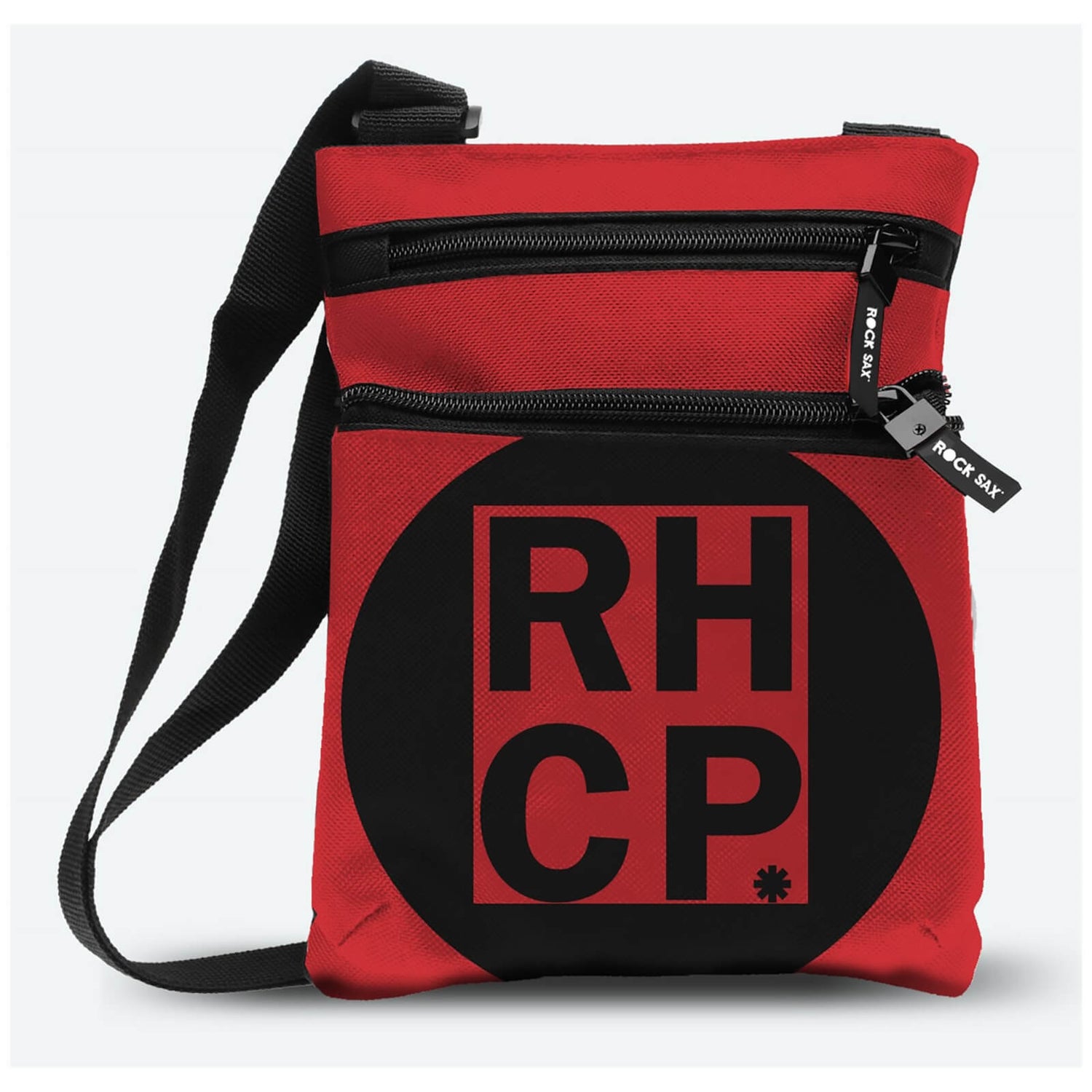 Rocksax Red Hot Chili Peppers Red Square Body Bag