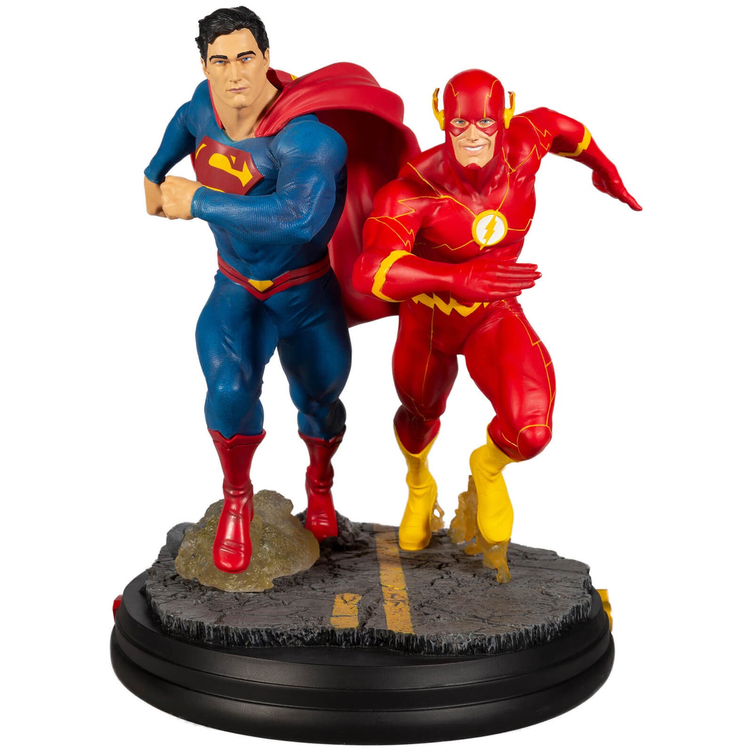 DC Direct DC Gallery Statue - Superman Vs Flash Racing (2nd Edition)