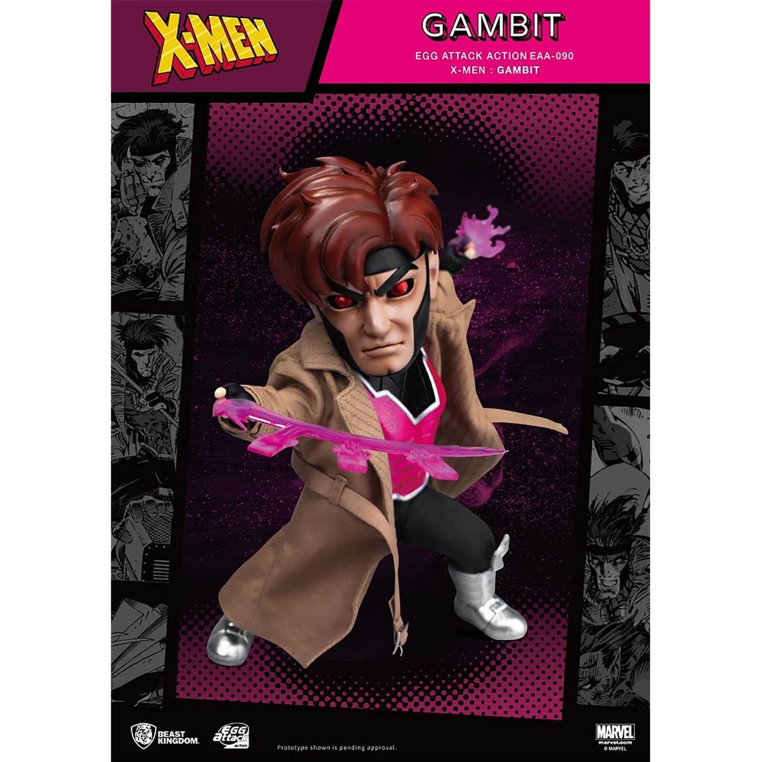 Beast Kingdom Marvel X-men Eaa-090 Gambit PX Action Figure