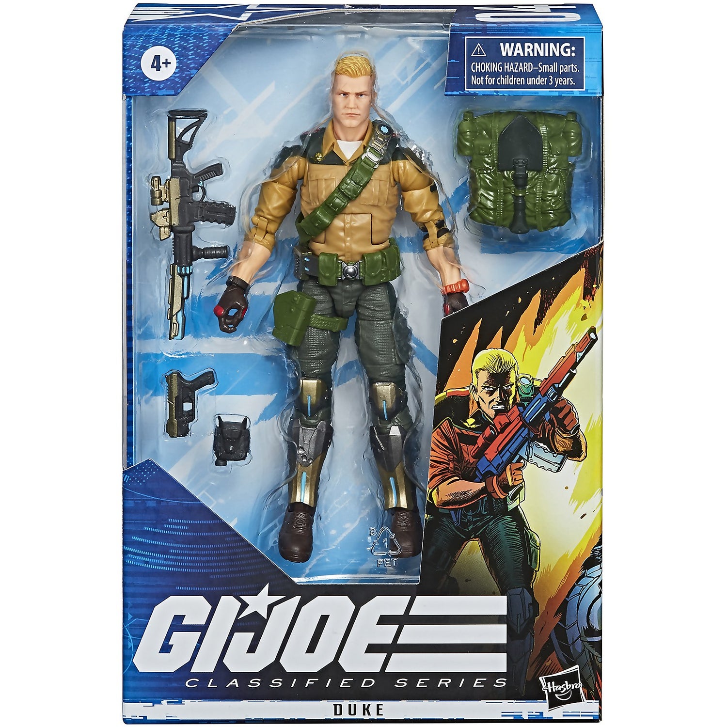 G.I. Joe: Retro Collection Duke Kids Toy Action Figure for Boys and Girls  Ages 4 5 6 7 8 and Up (4”) 