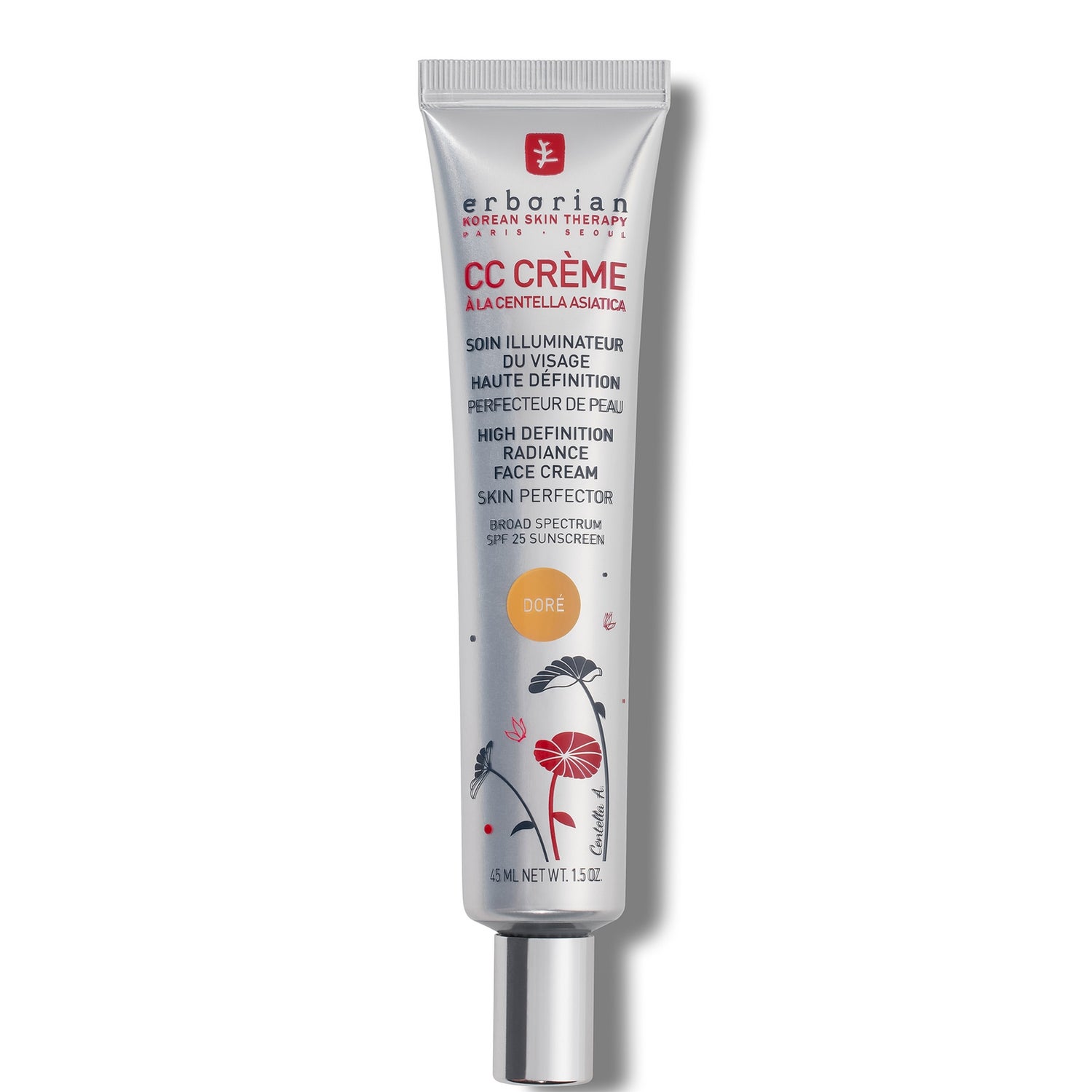 CC Cream 45ml - Fondotinta o base trucco idratante coprenza media SPF25 per tutti i tipi di pelle (varie tonalità)