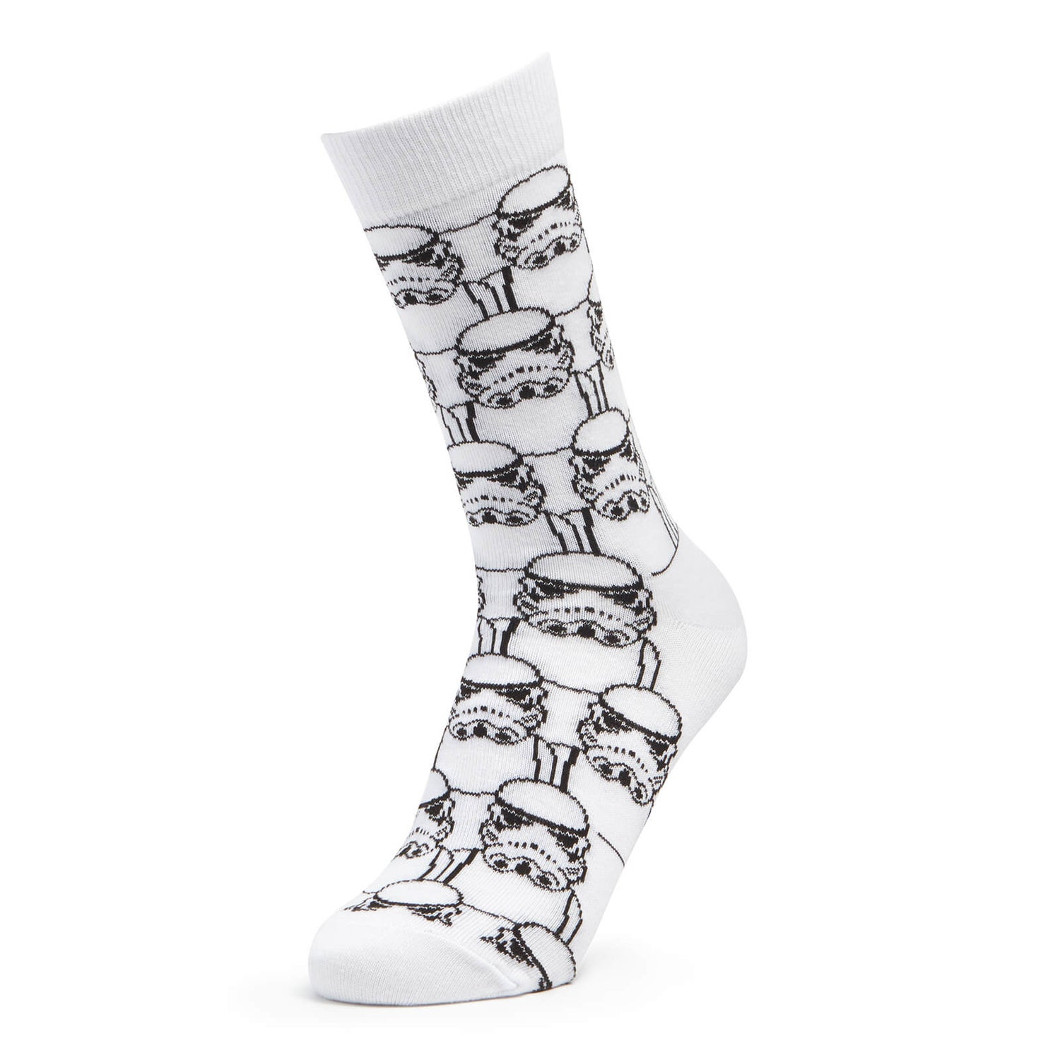 Men's Storm Trooper Repeat Socks - White - UK 4-7.5