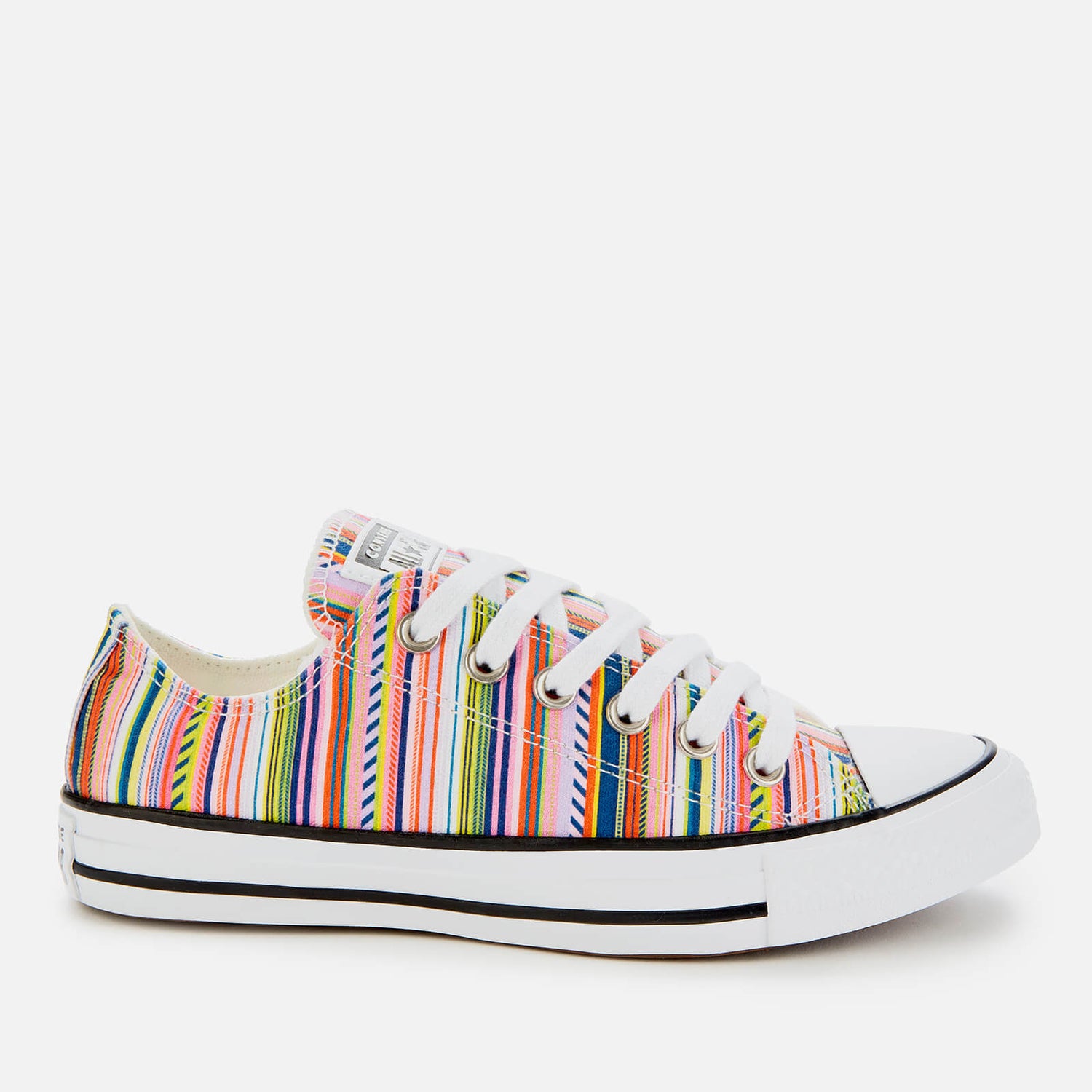 Converse Women s Chuck Taylor All Star Daisy Ox Trainers White Multi Black TheHut