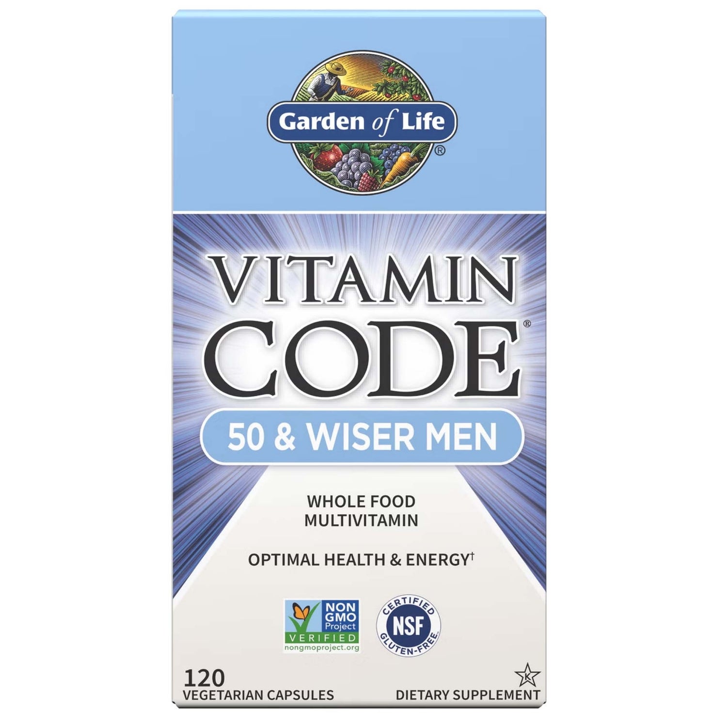Vitamin Code Hommes 50+ - 120 Capsules