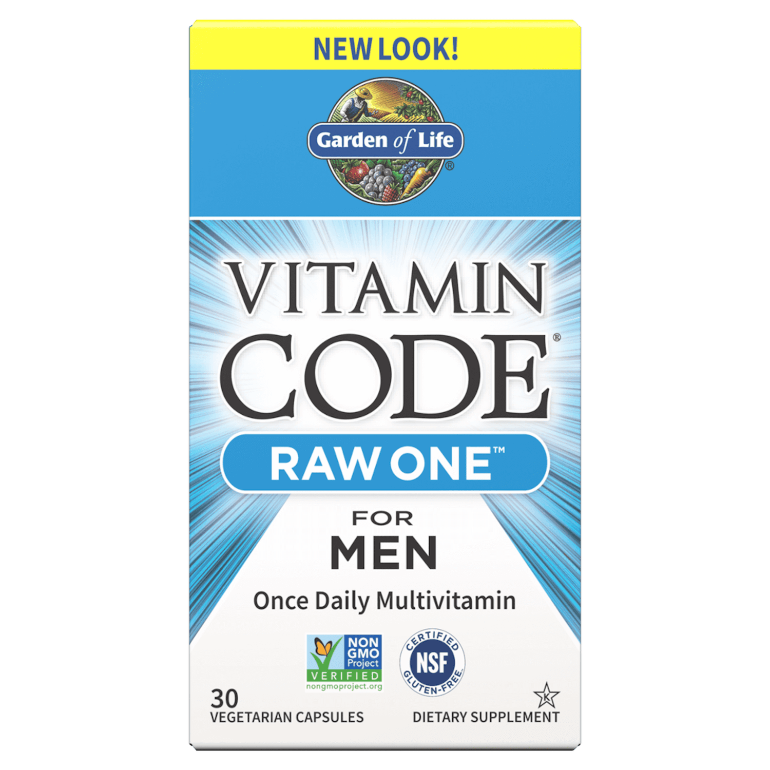 Vitamin Code Raw One Hommes - 30 Capsules