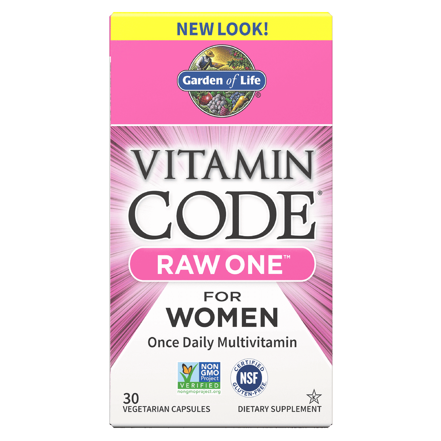 Vitamine Code Raw Eén voor Vrouwen - 30 capsules
