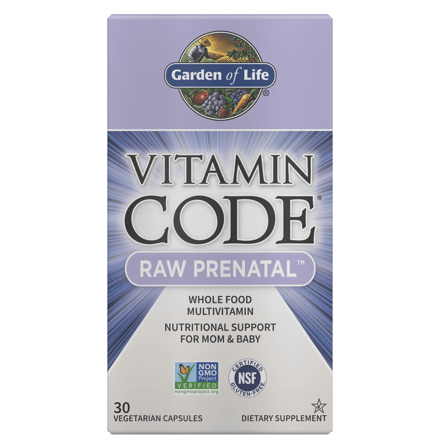 Vitamin Code Raw Prenatal - 30 cápsulas
