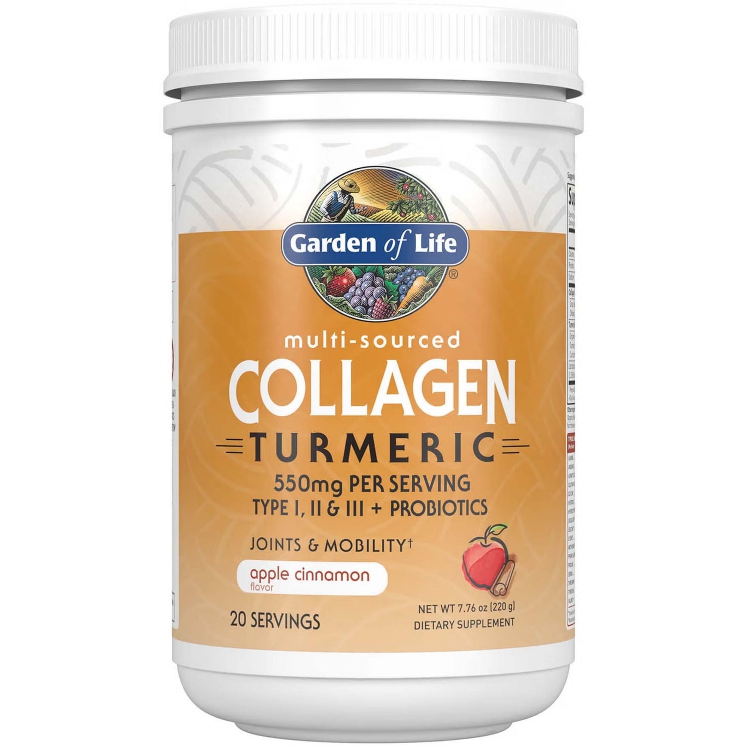 Collagen Turmeric 膠原蛋白薑黃－蘋果肉桂－220公克