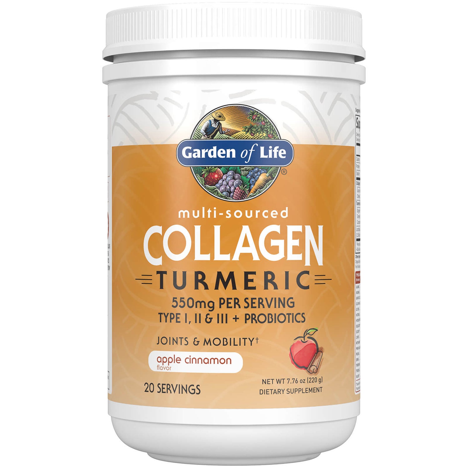 Collagen Turmeric 膠原蛋白薑黃－蘋果肉桂－220公克