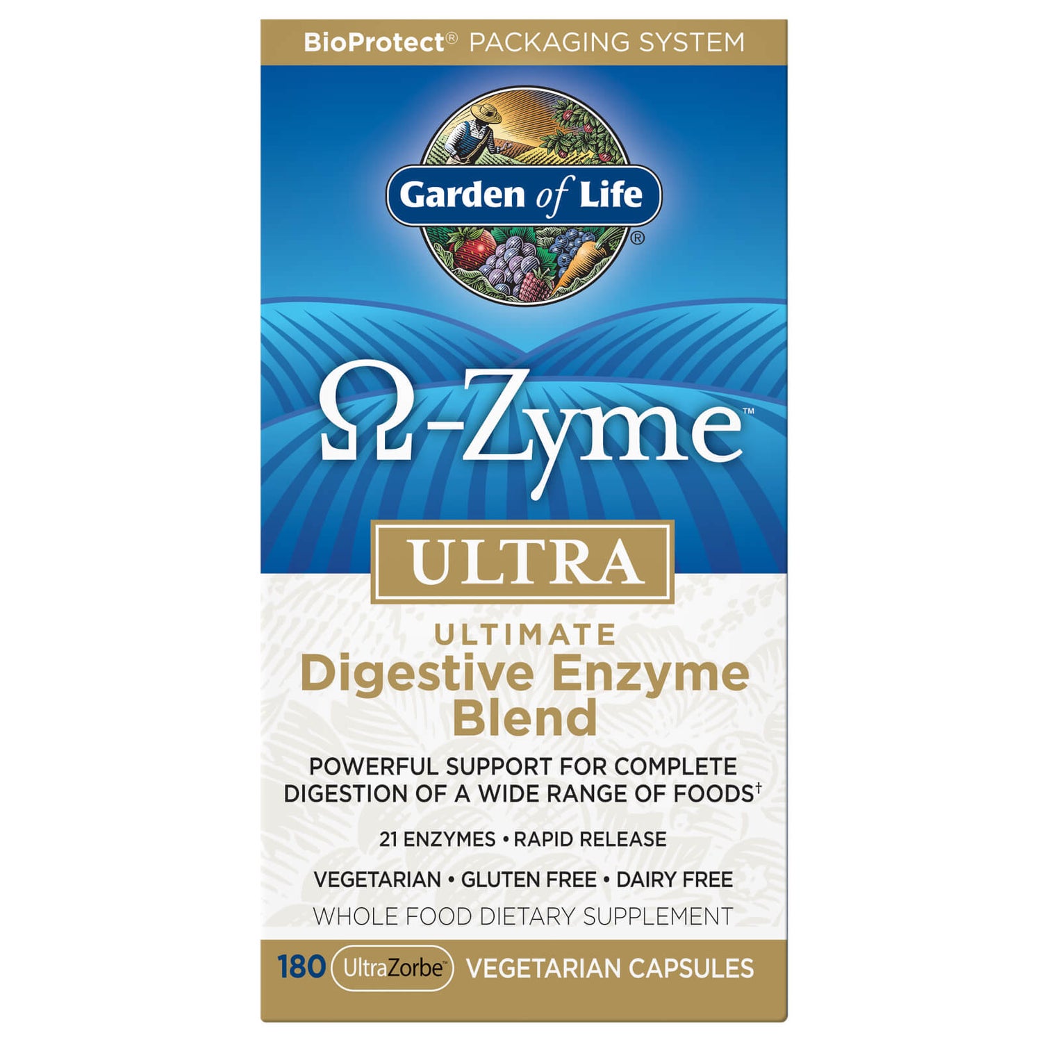 Omega－Zyme 高級消化酶－180 粒