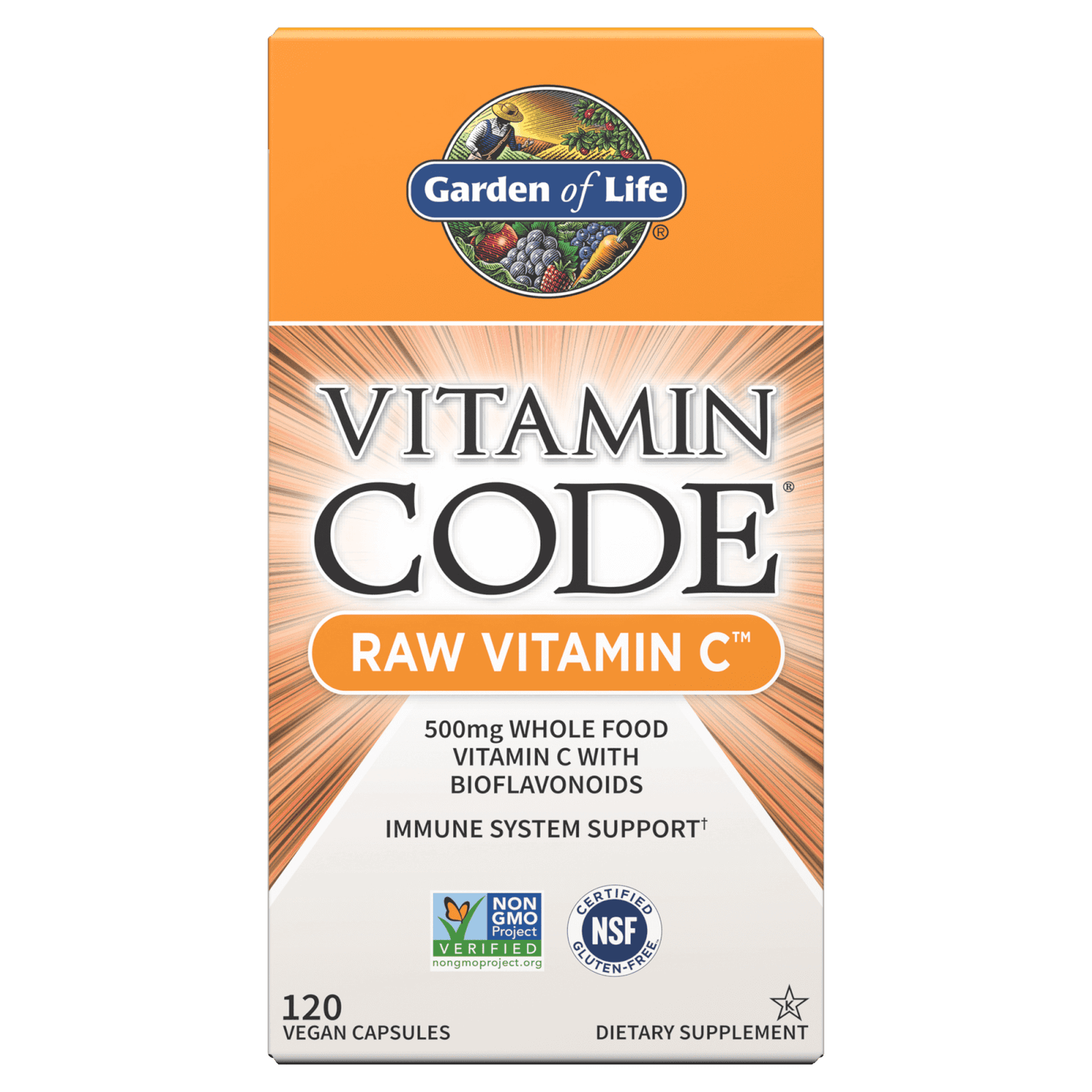 Vitamin Code Raw Vitamin C - 120 Capsules