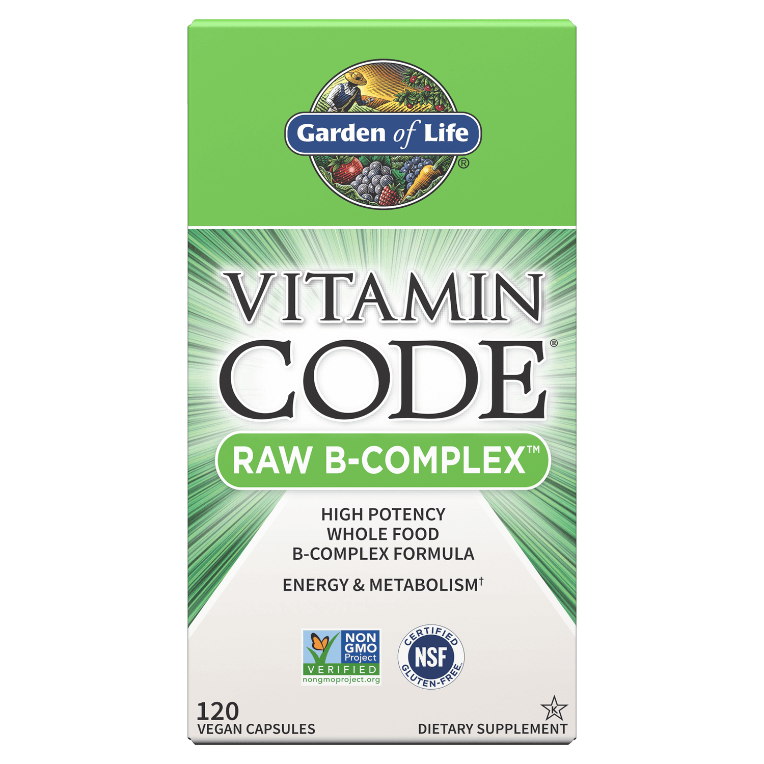 Vitamin Code Raw B-Complex - 120 cápsulas