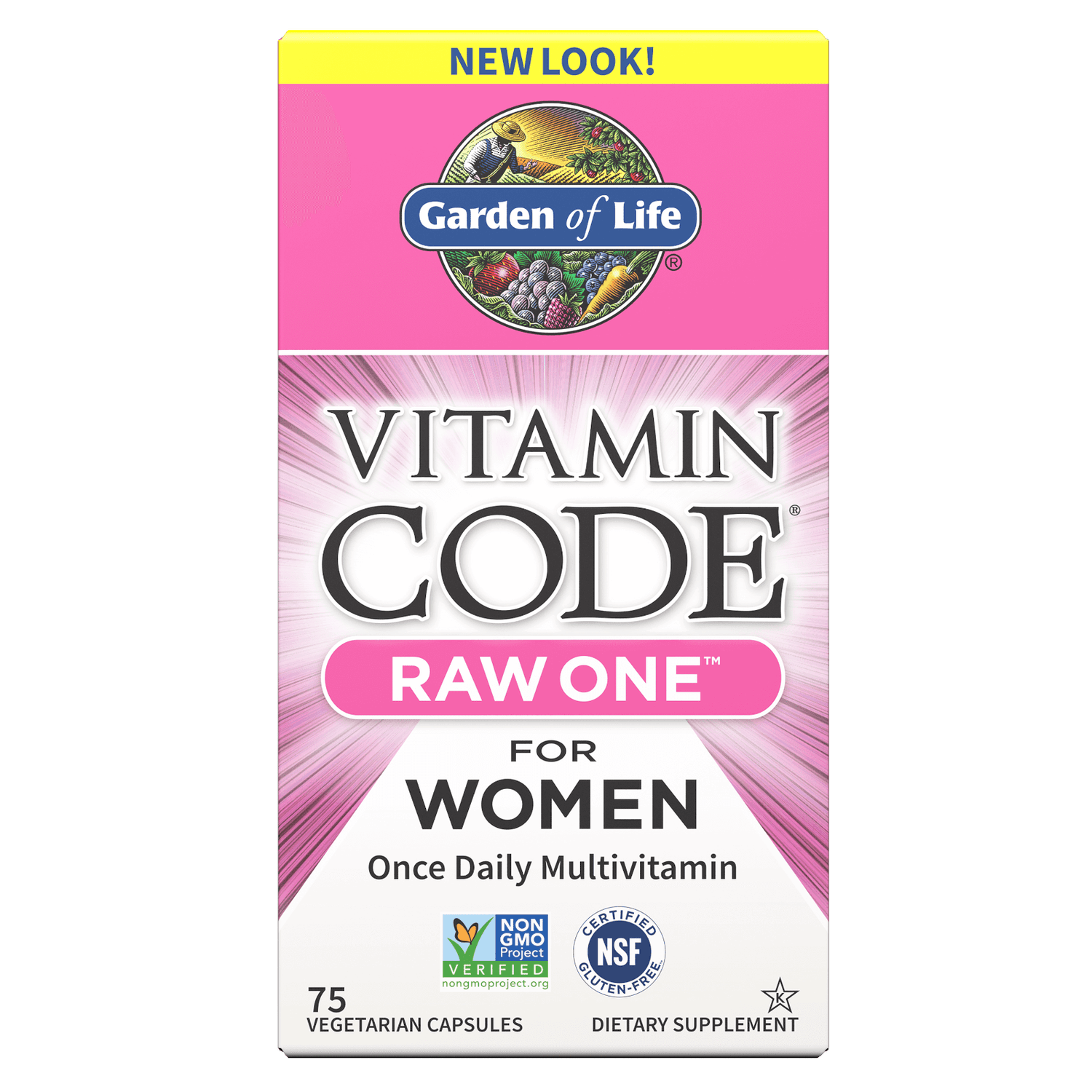 Vitamin Code Raw One 女性純天然維他命－75粒