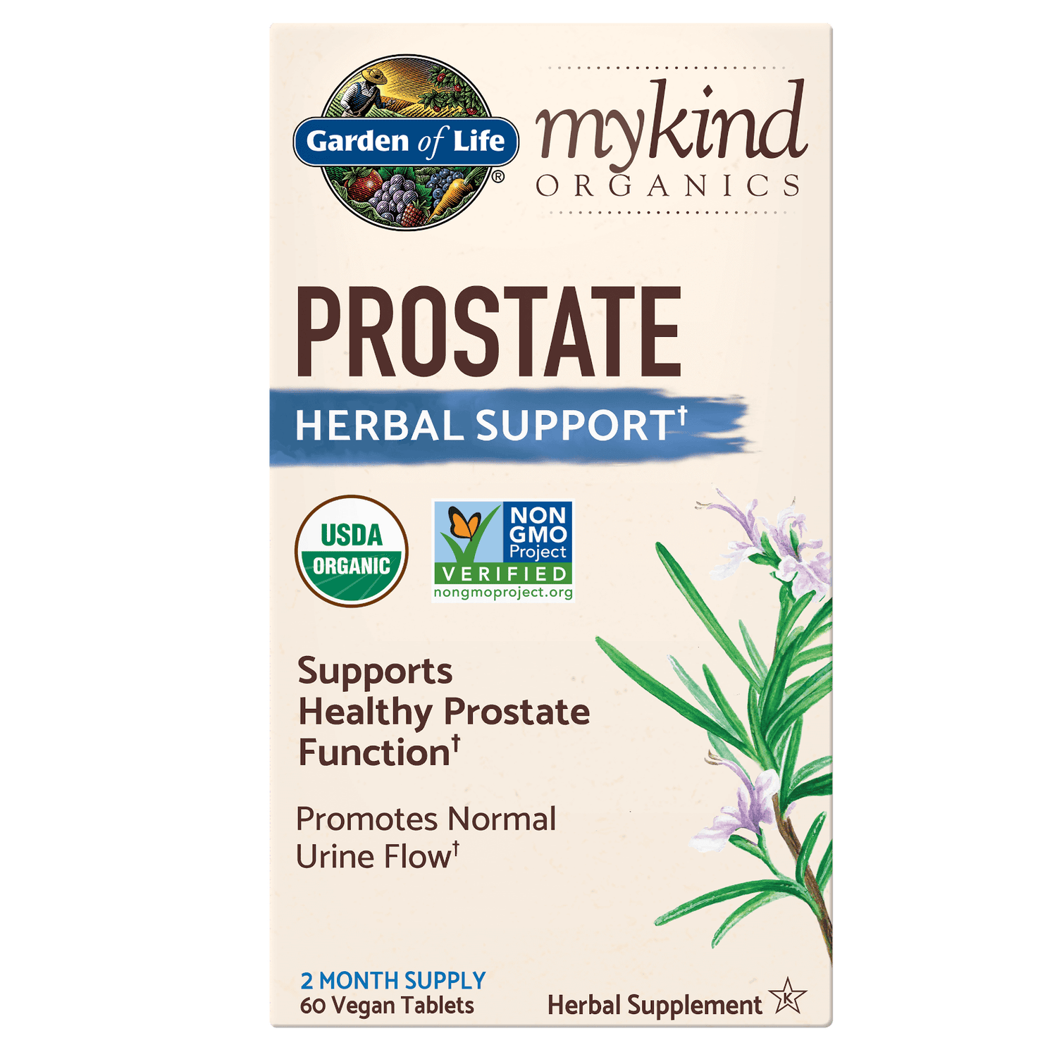 mykind Organics Herbal Prostate - 60 Tablets
