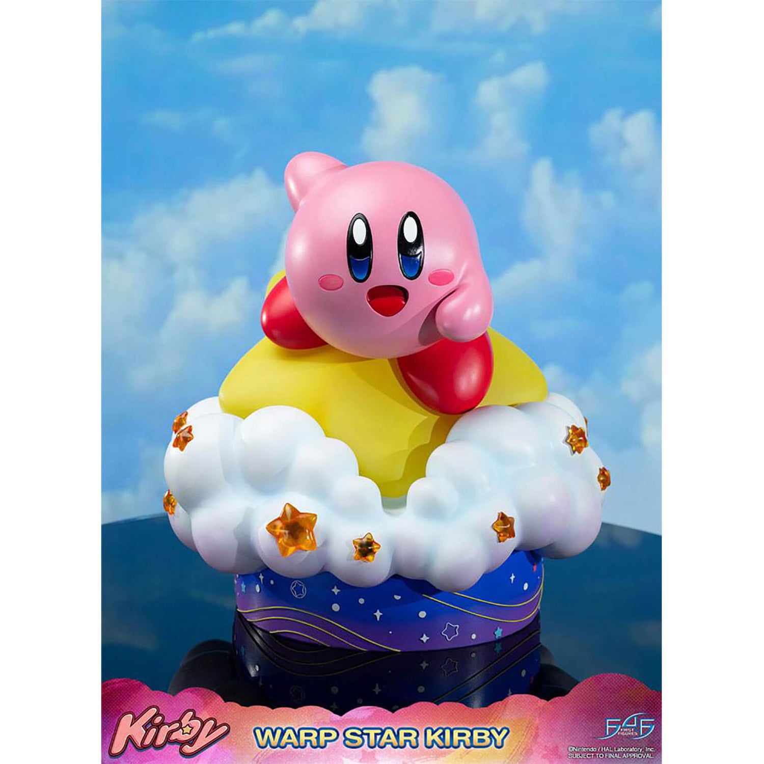 First 4 Figures Kirby Resin Statue - Wrap Star Kirby Merchandise - Zavvi US