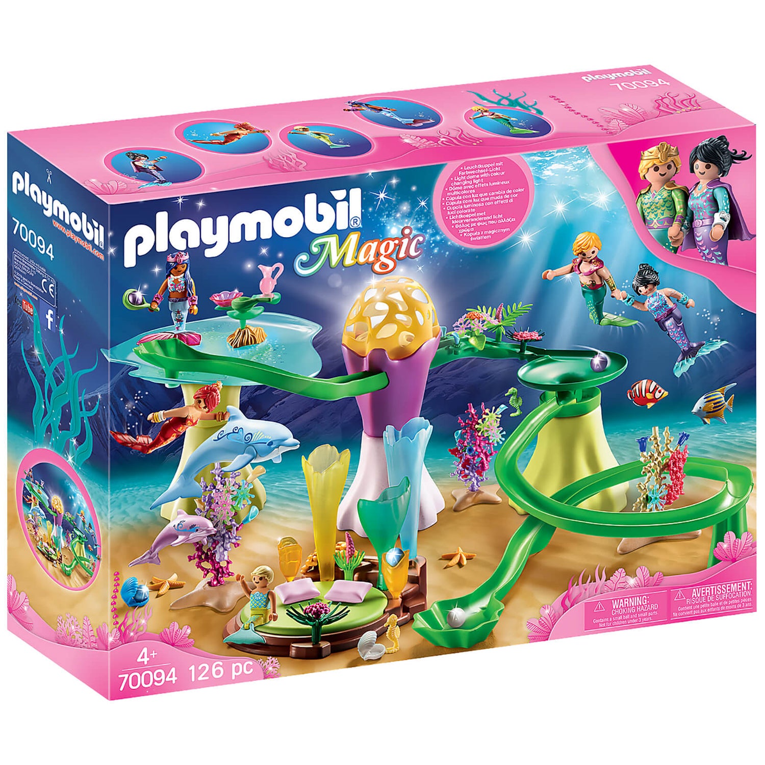 Playmobil Magic Mermaid Cove Lit Dome Toys - Zavvi US