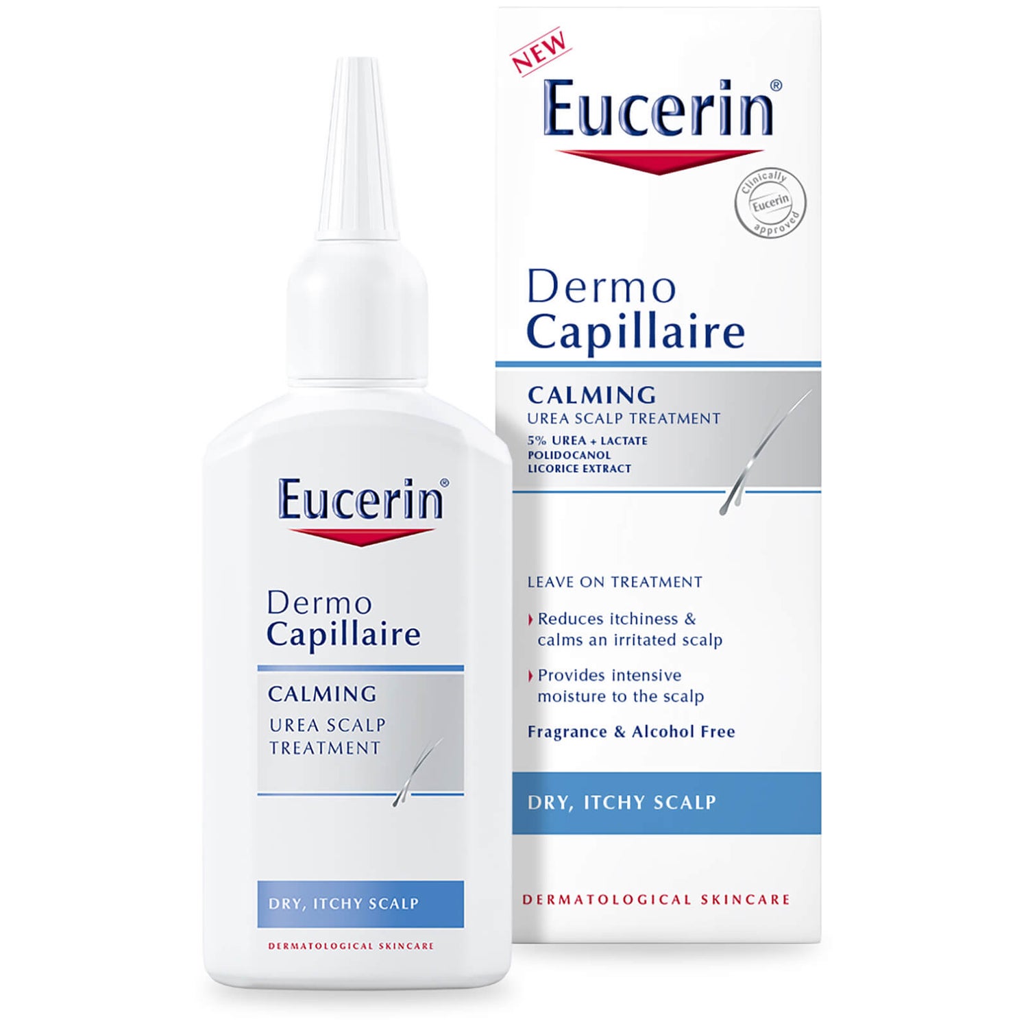 Eucerin DermoCapillaire Calming Urea Scalp Treatment - 5% Urea 100ml
