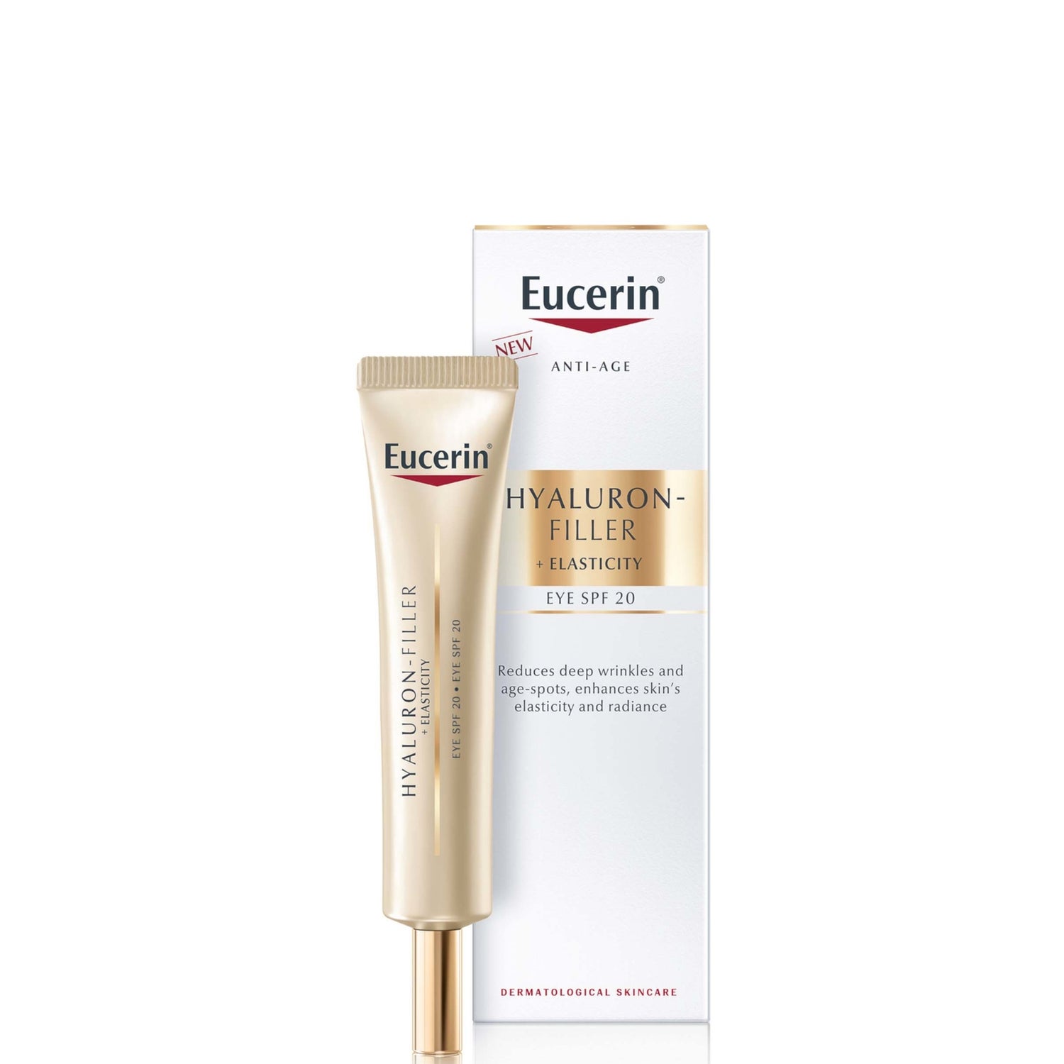 Eucerin Hyaluron-Filler + Elasticity Eye Cream 15ml - LOOKFANTASTIC