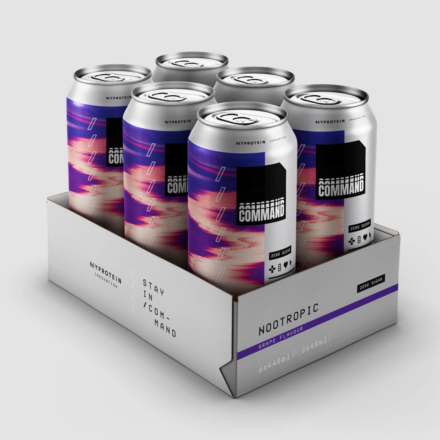 Command Cans 6 Pack - Grape
