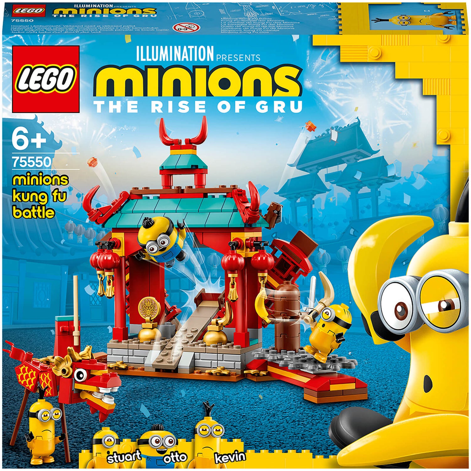 LEGO Minions: Kung Fu Battle Building Set with Dragon (75550)