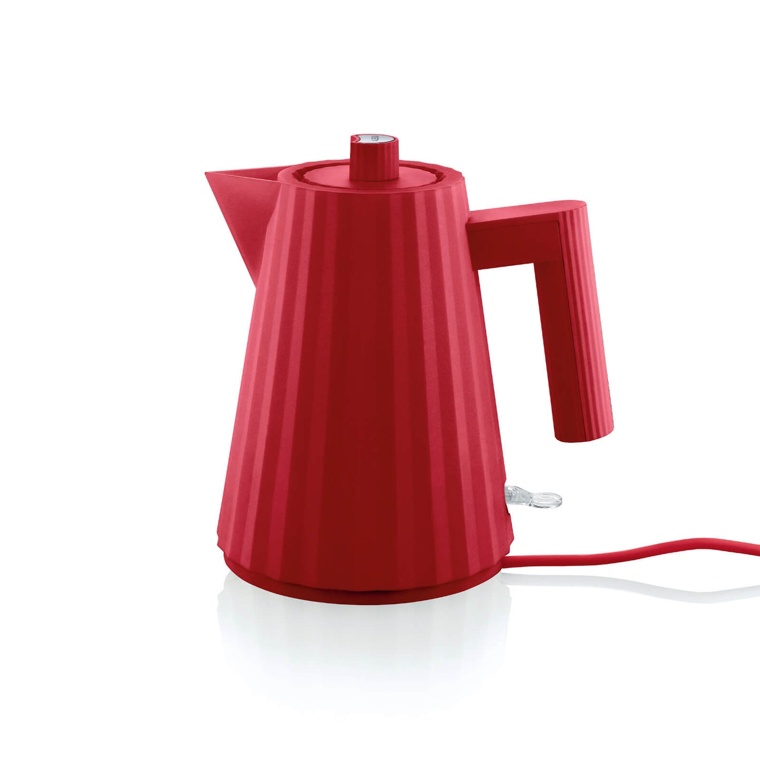 Alessi Electric Kettle - Plisse Red - 1L