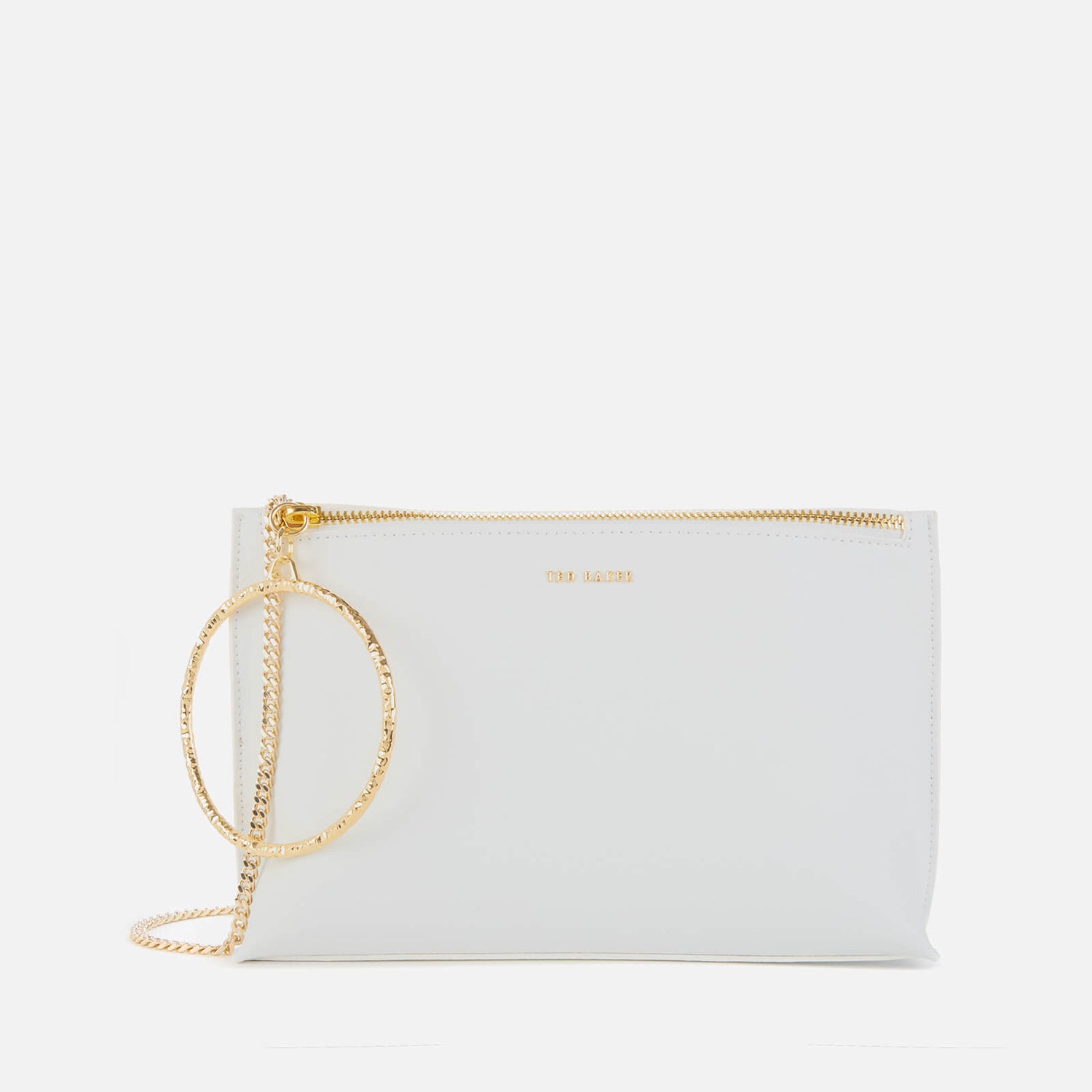 Ted baker ivory clutch online bag