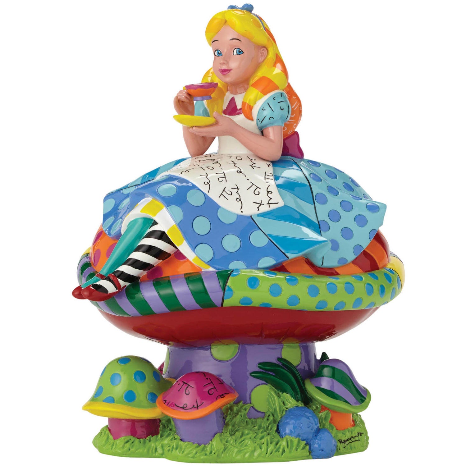 Enesco Disney Britto Alice in Wonderland Figurine 22cm Enesco Disney Britto Alice in Wonderland Figurine 22cm
