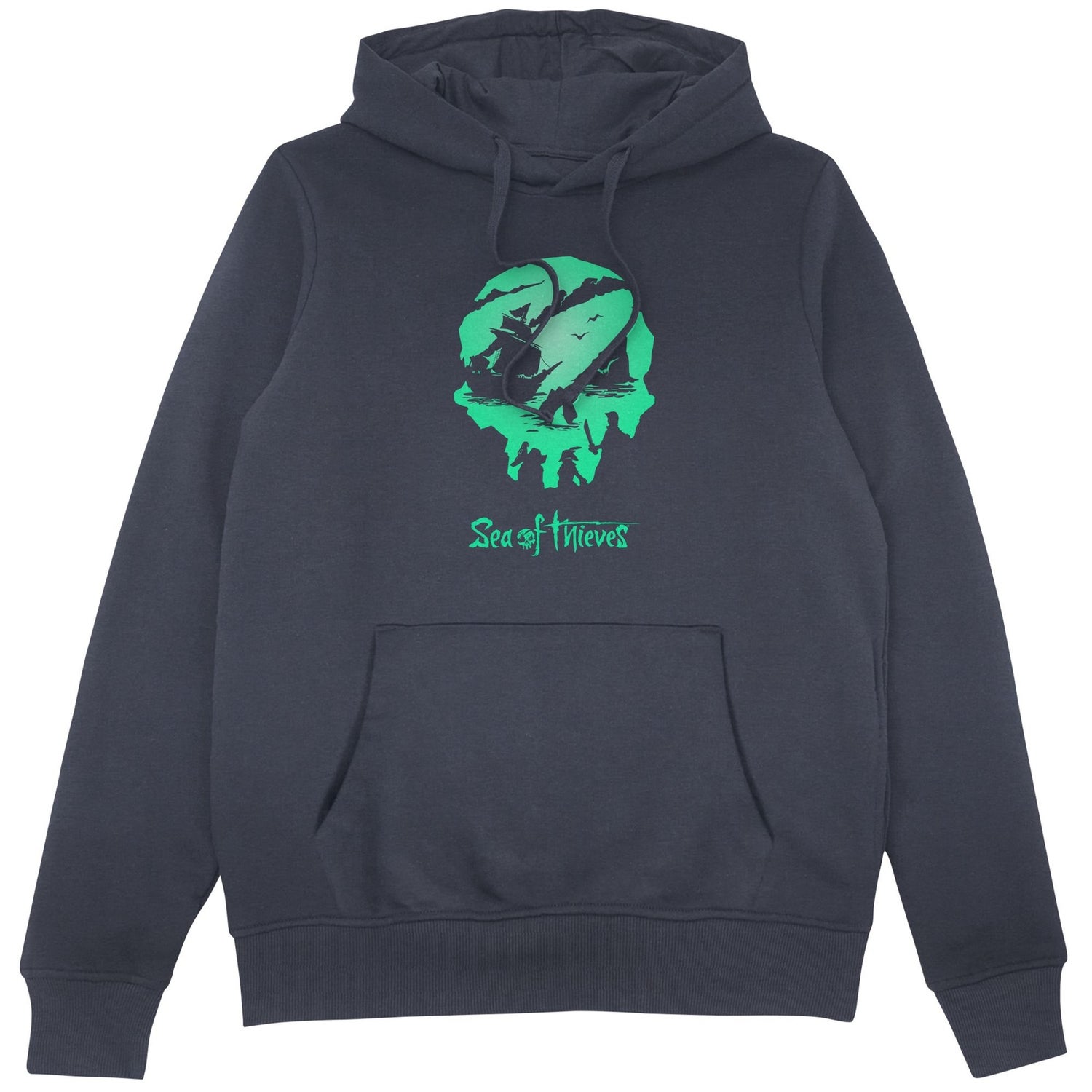 Sea Of Thieves 2nd Anniversary Logo Unisex Hoodie - Navy