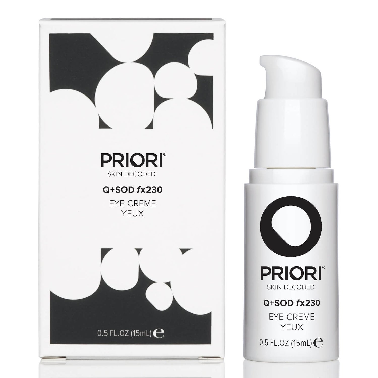 PRIORI Skincare Q+SOD fx230 Eye Crème 15ml