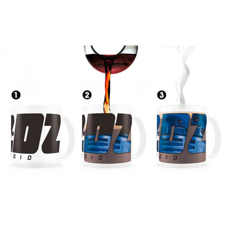 Star Wars R2 D2 Thermal Glass Mug