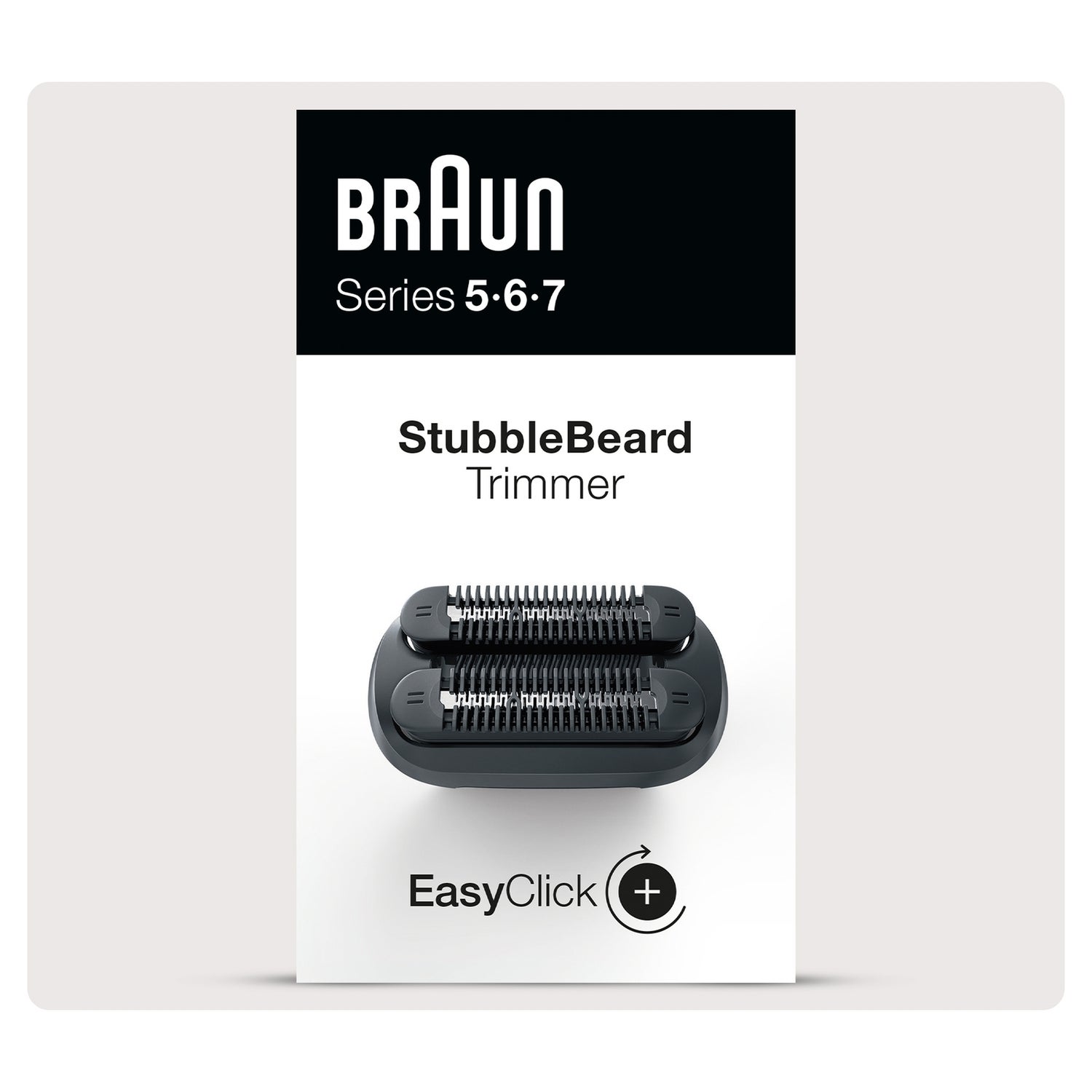 Braun EasyClick StubbleBeard Trimmer Attachment for Series 5, 6 and 7