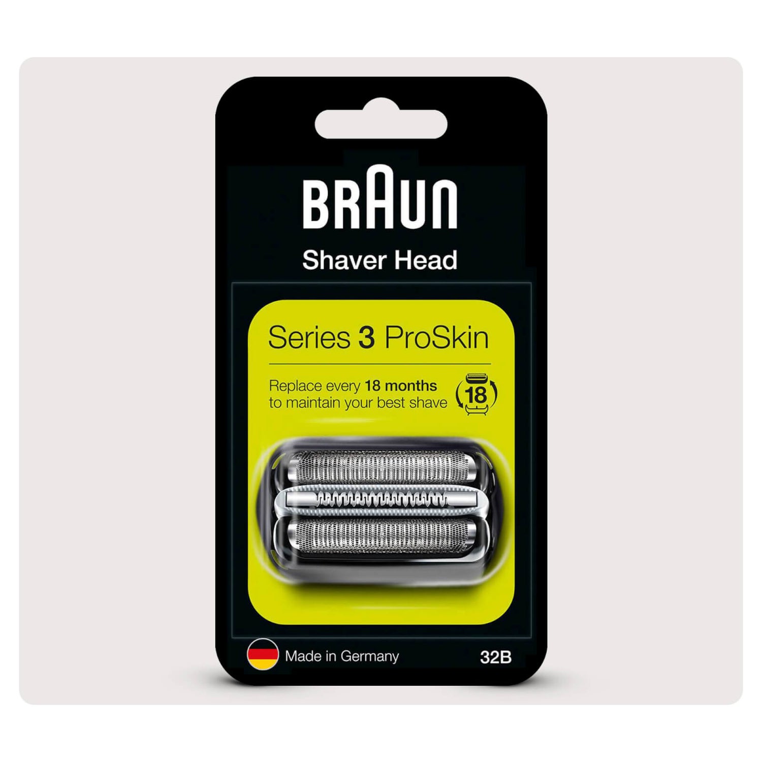 Braun Electric Shaver Head Replacement Series 3 32B