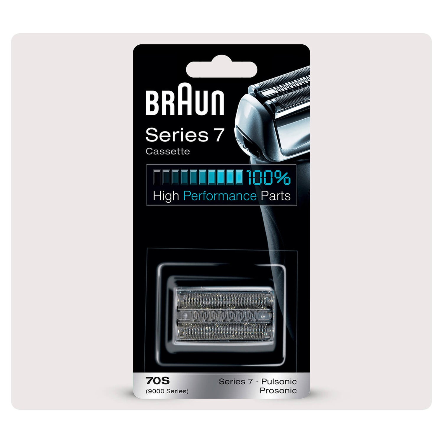 Braun Series 7 70S Elektrischer Rasierer Scherkopfkassette - Silber