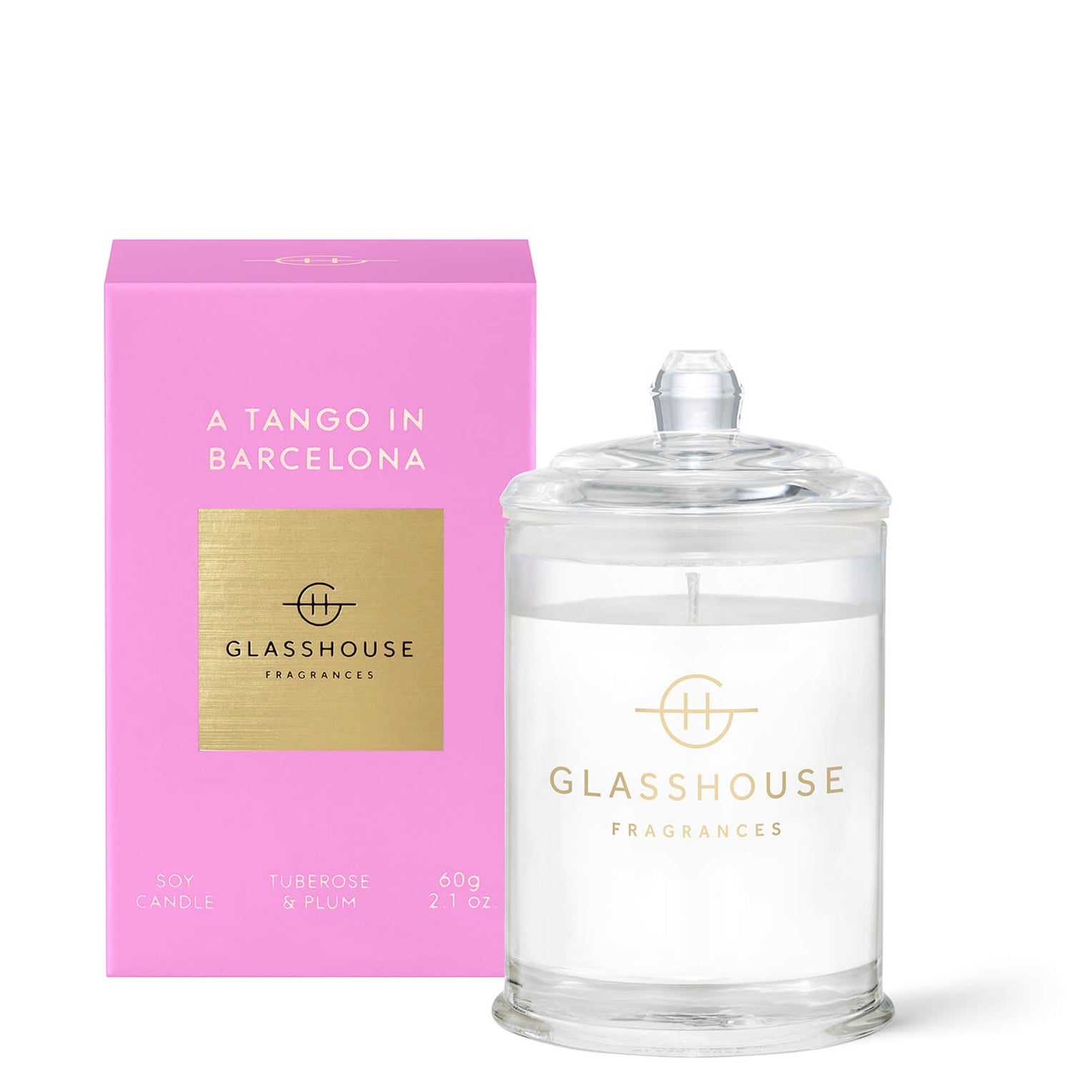 Glasshouse Fragrances  A Tango In Barcelona Candle 60g