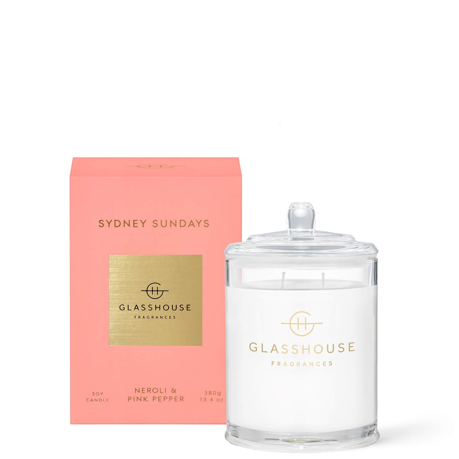 Ароматическая свеча Glasshouse Sydney Sundays Candle, 380 г