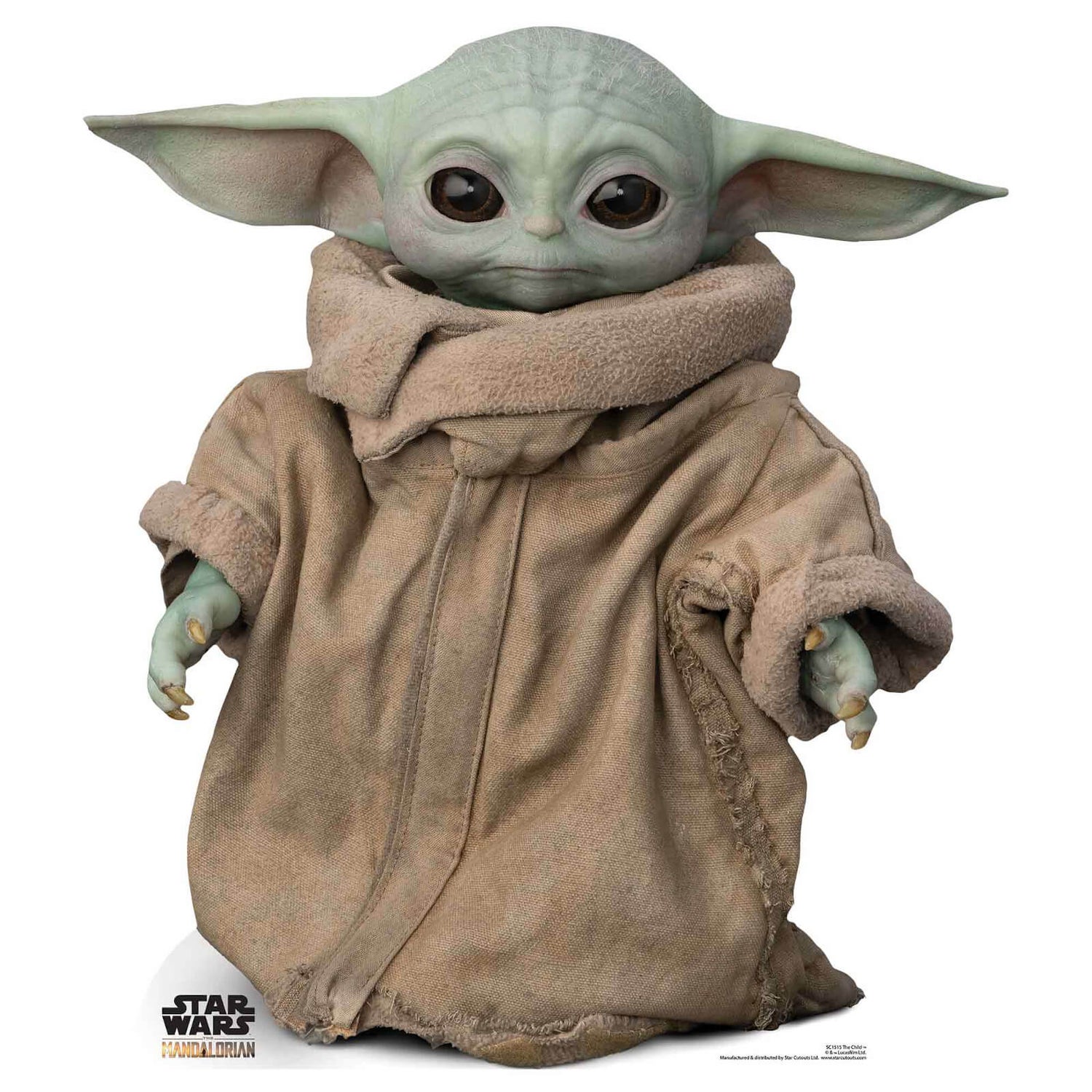 The Mandalorian The Child Baby Yoda Mini Cardboard Cut Out