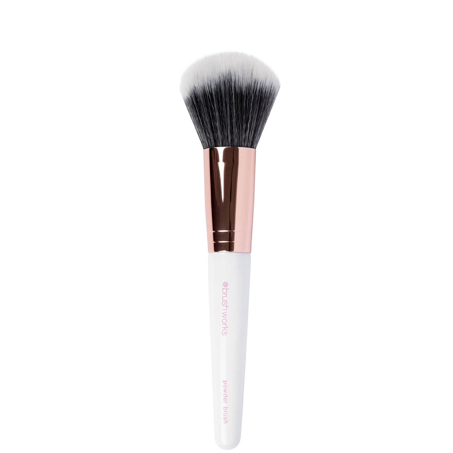 brushworks Powder Brush - White/Gold