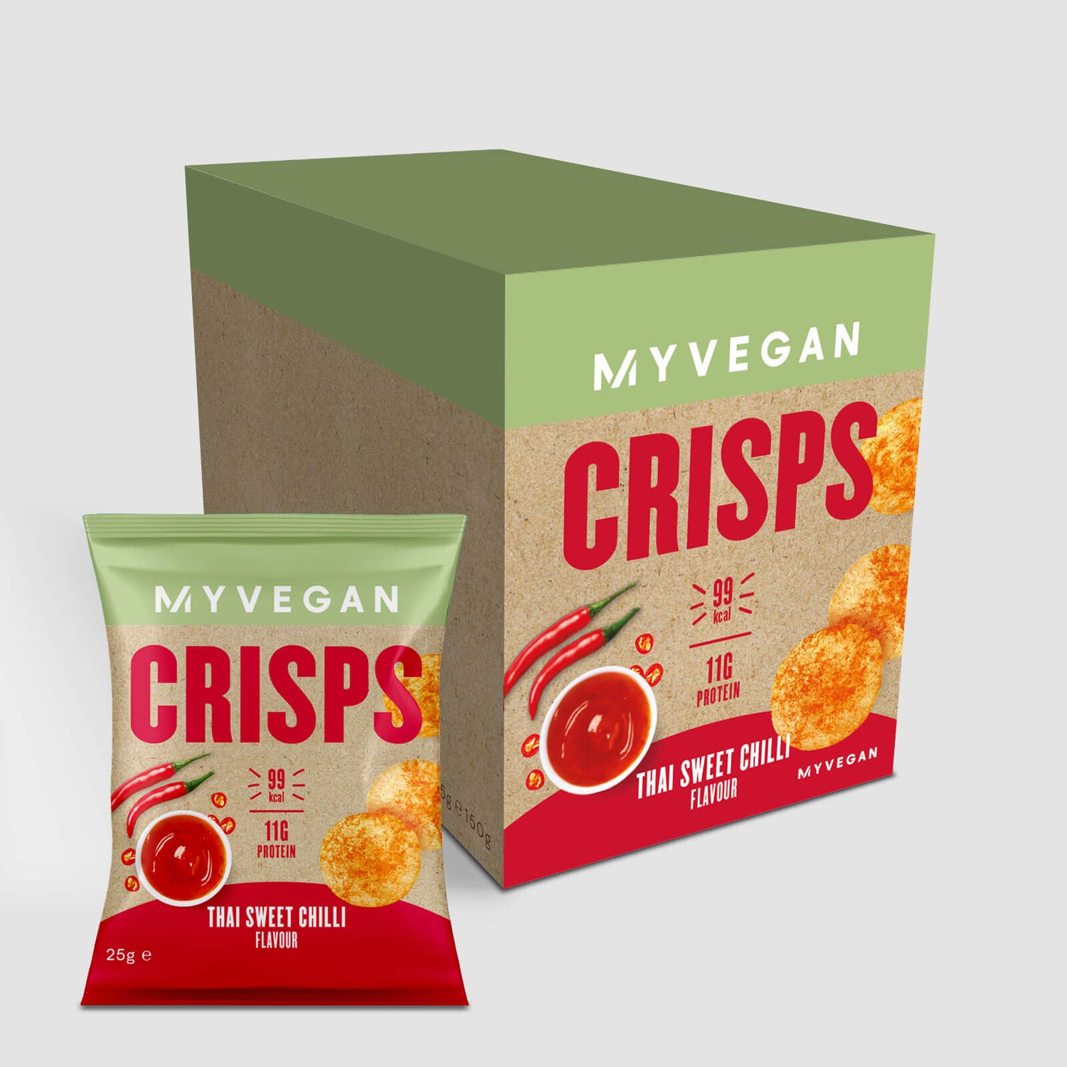 Popped Protein Crisps (6 Pack)