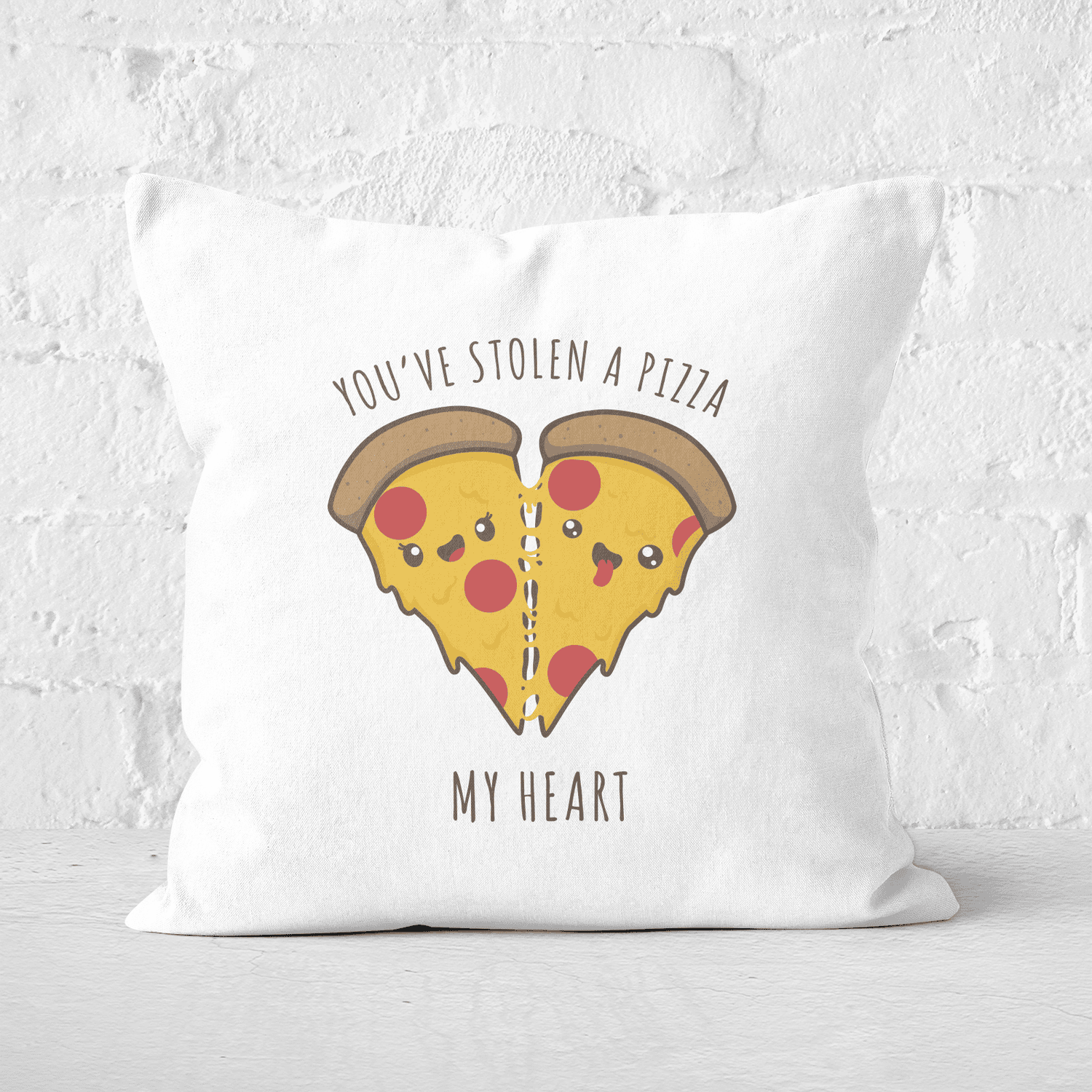 A Pizza My Heart Square Cushion IWOOT UK