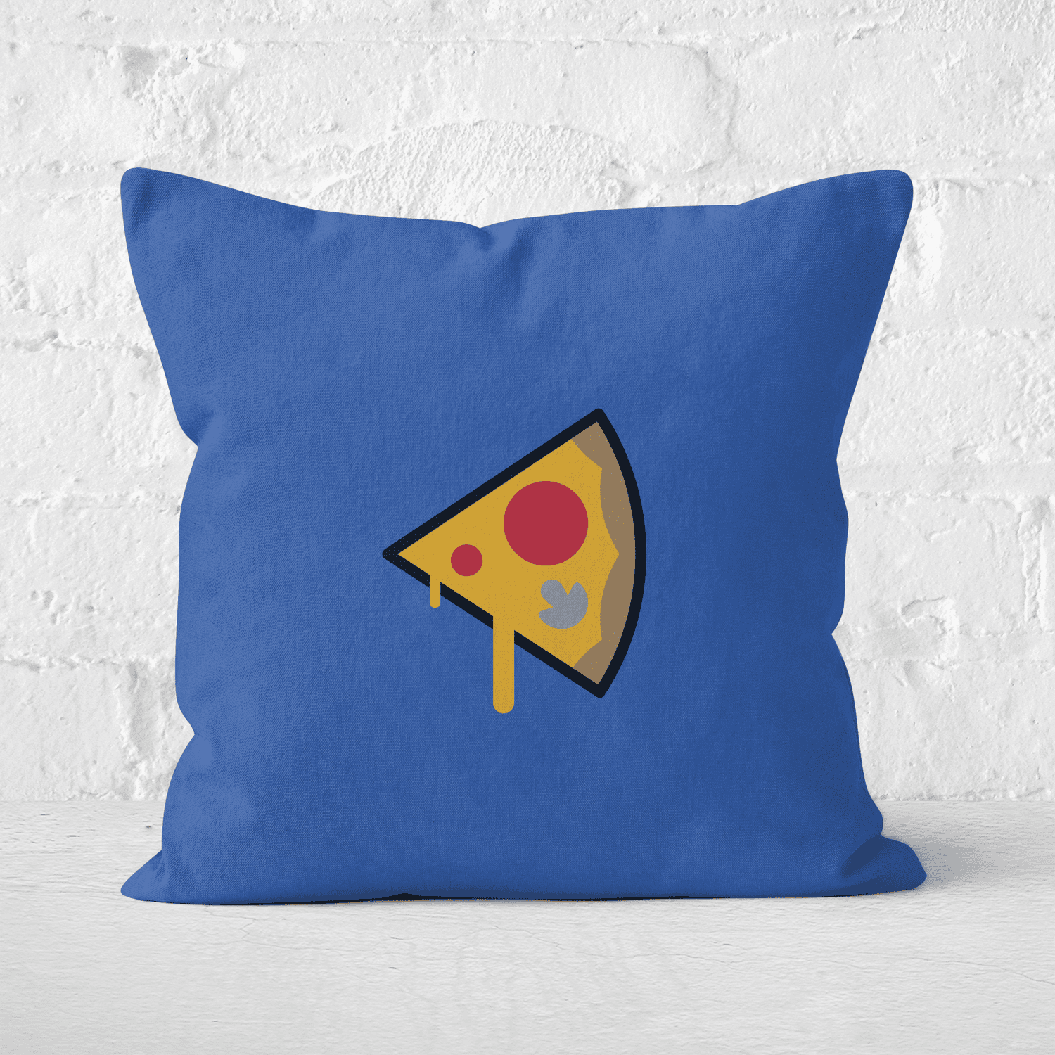 Pizza Slice Square Cushion Soft Touch 40x40cm
