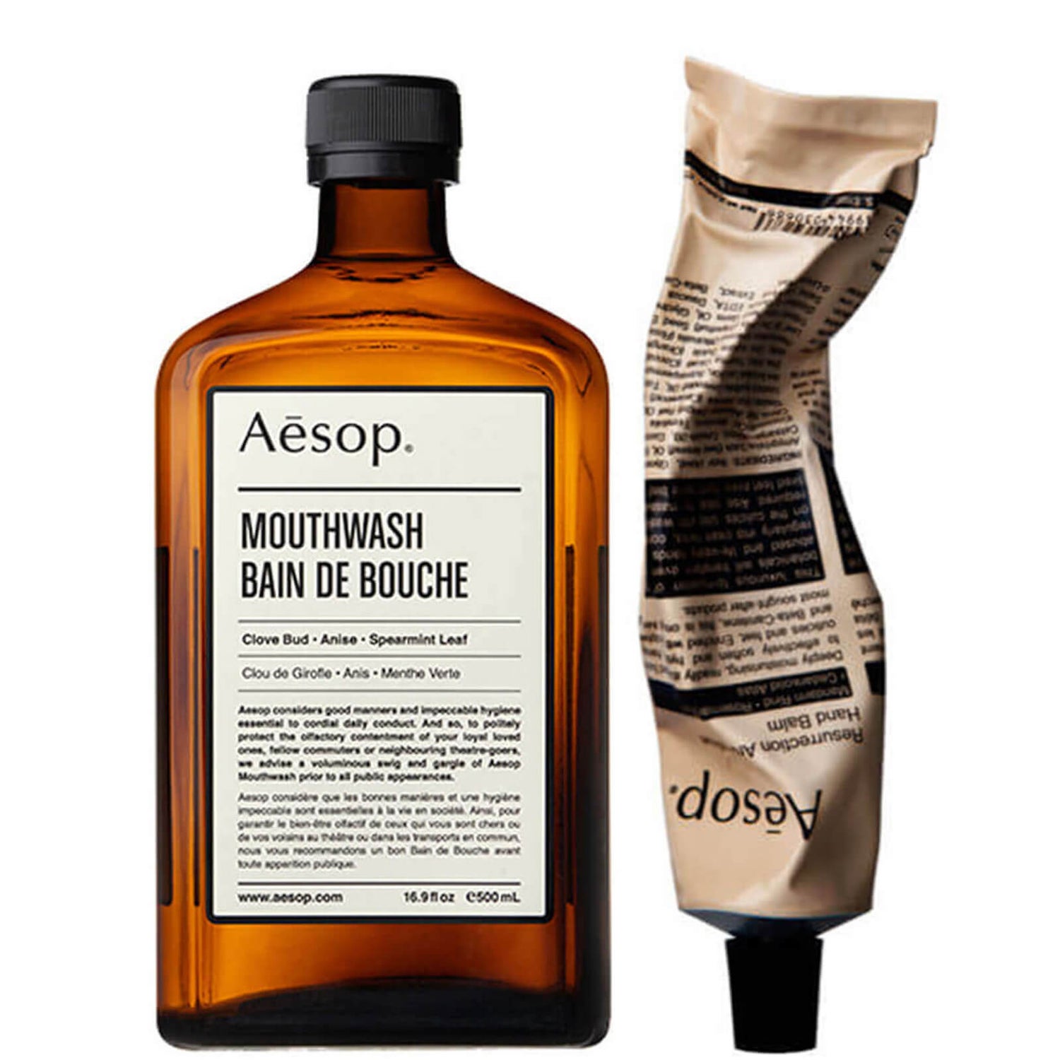 Aesop Hand Balm and Mouthwash Duo