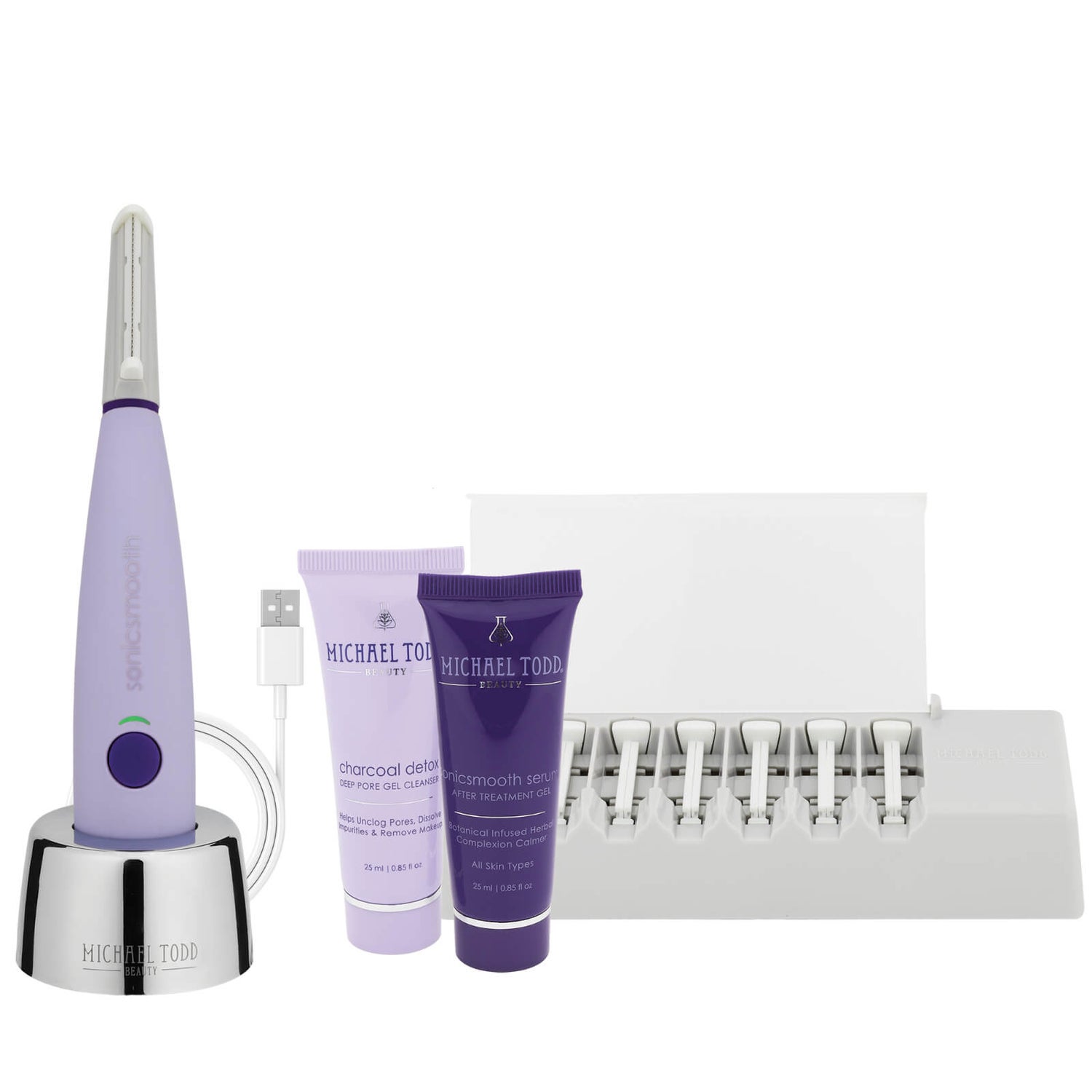 Michael Todd Beauty Sonicsmooth Sonic Dermaplaning and Exfoliation System (Various Shades)